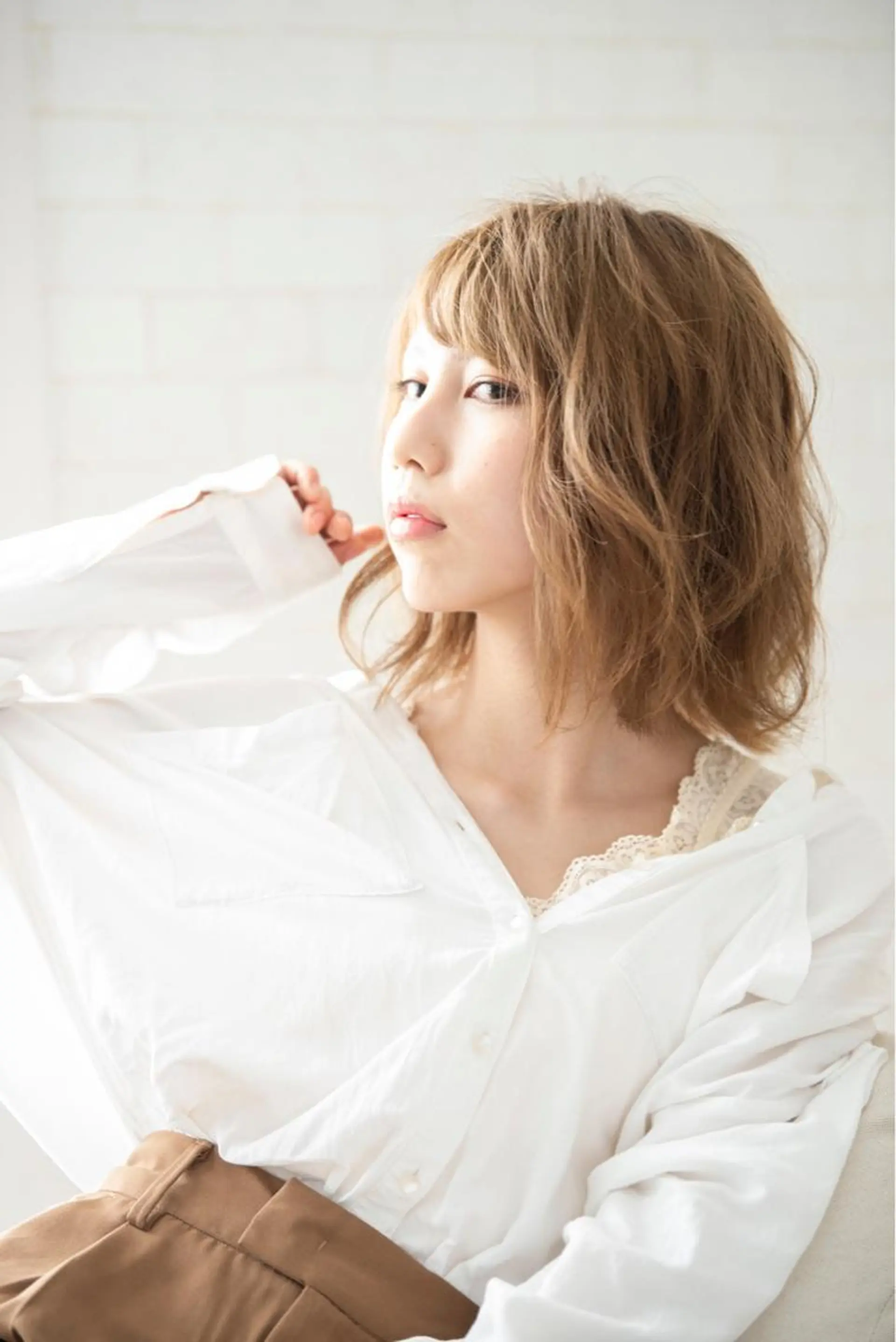 ショート カラー カット パーマ トリートメント ささき まさとのヘアスタイル