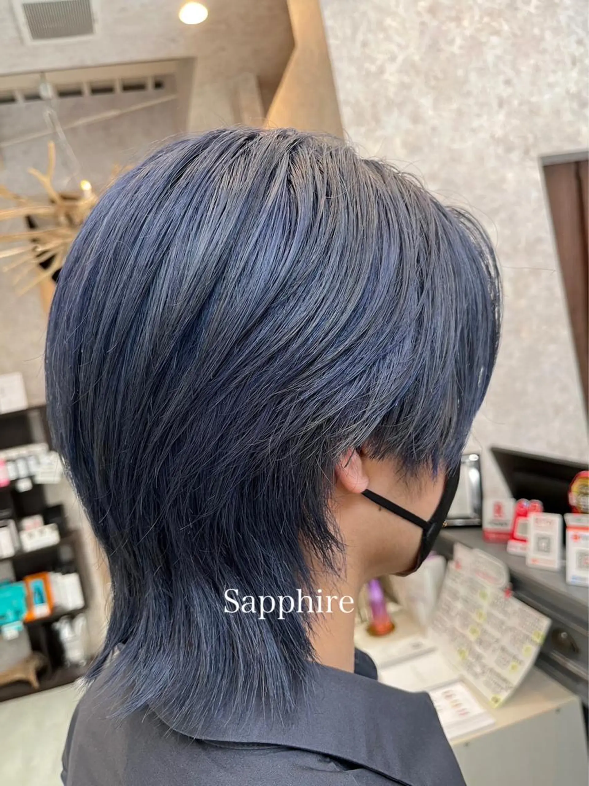 カラー メンズ メンズブリーチ メンズハイライト メンズインナーカラー メンズ韓国風 ブリーチ 🫟Blanco🫟 Color&Careのヘアスタイル