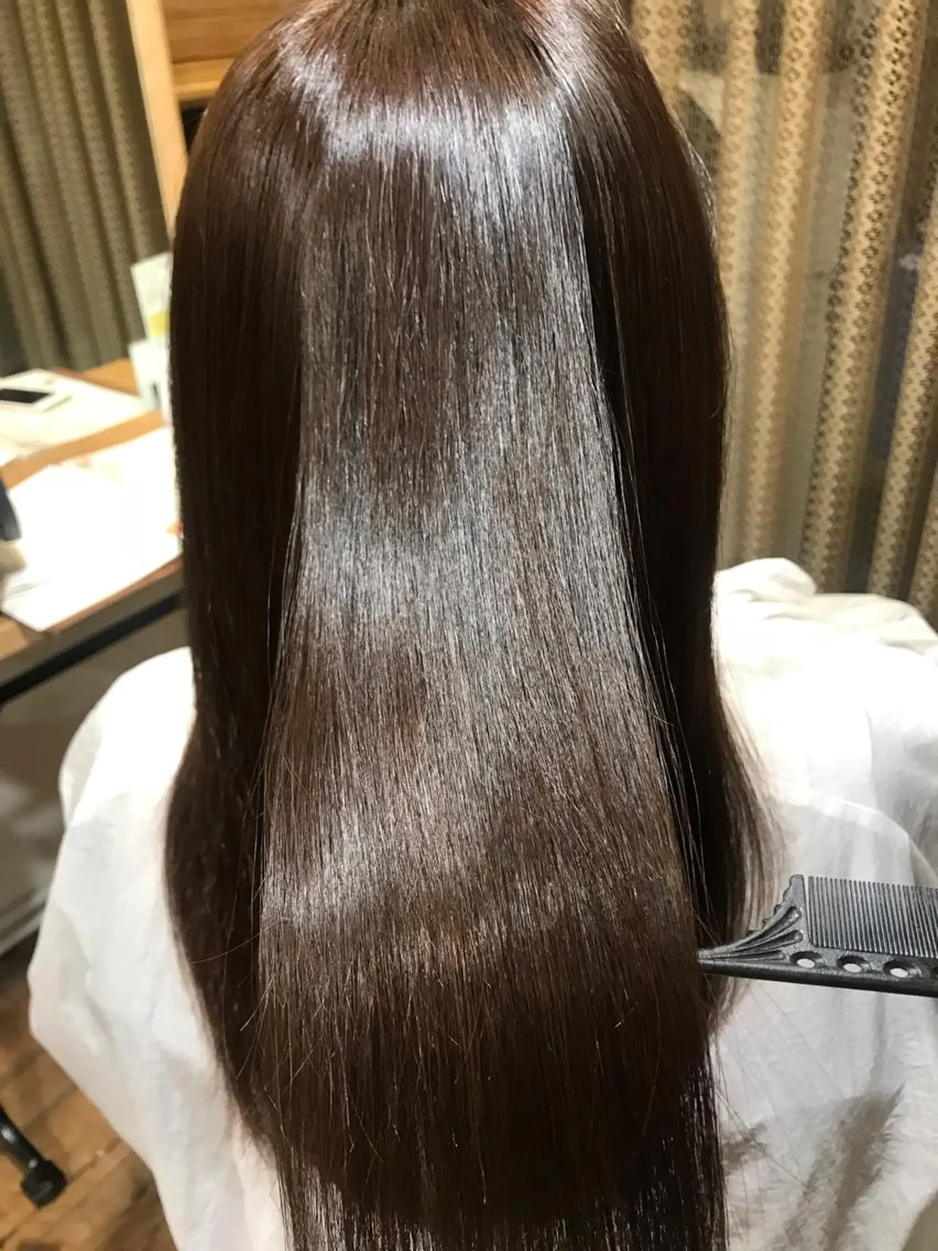 ロング 髪質改善 トリートメント 勝沼 佑季のヘアスタイル