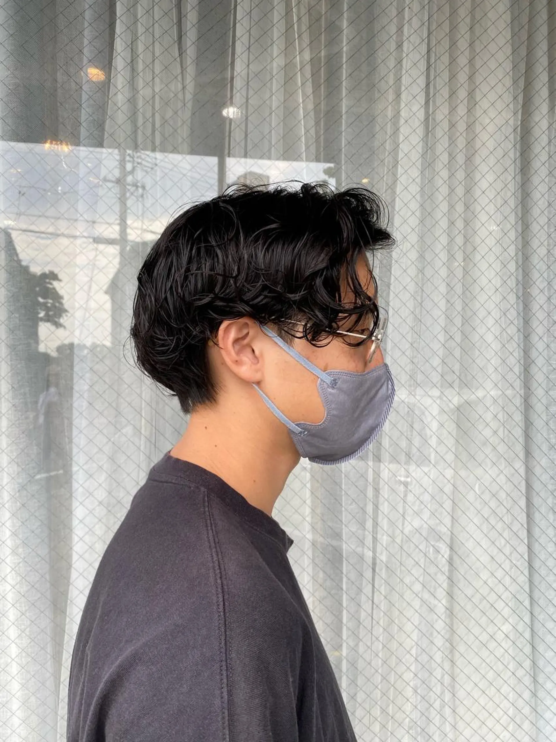 パーマ メンズ 高浜 夕海のヘアスタイル