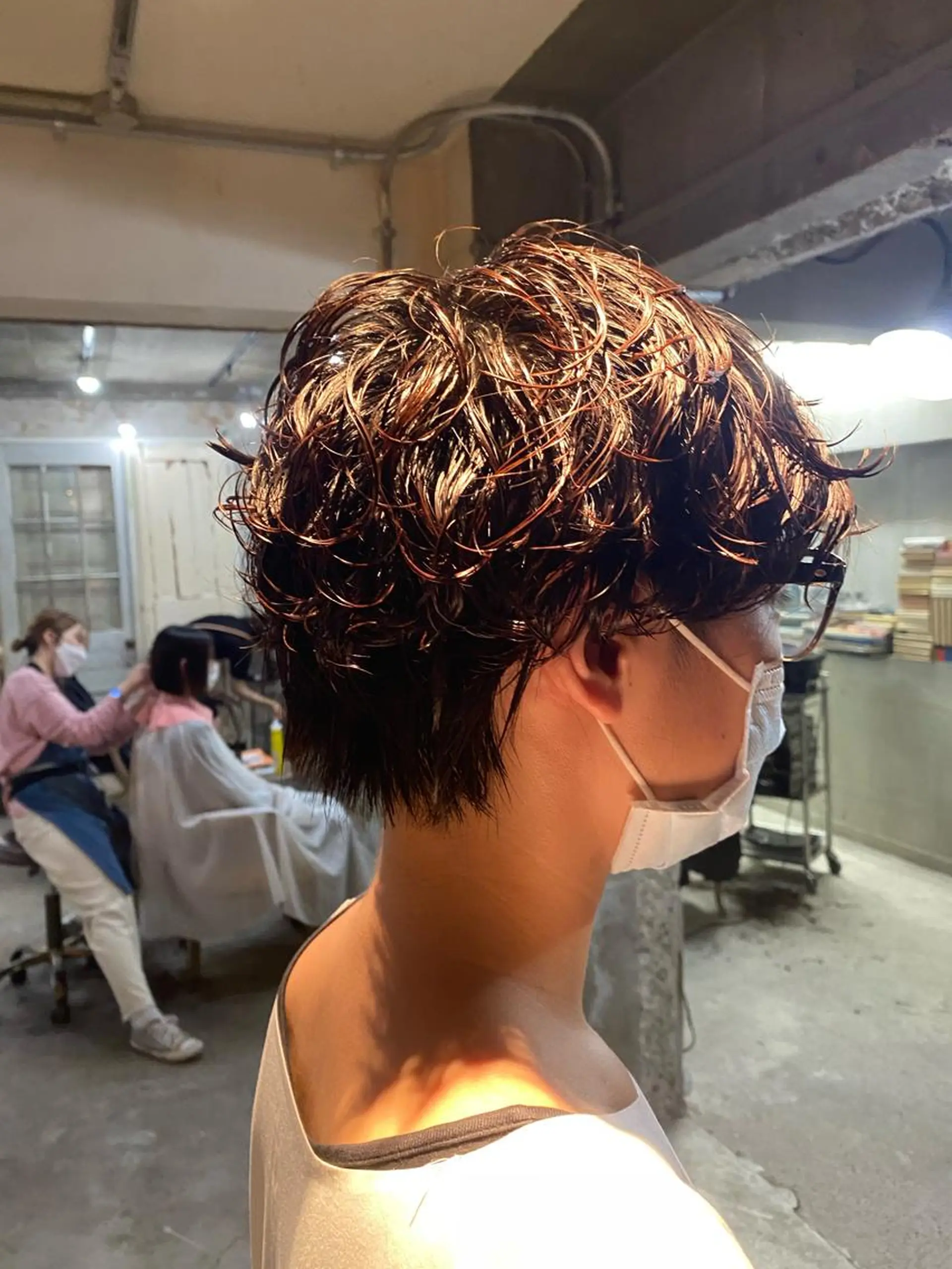 ショート パーマ お任せヘア☘️☘️ 及川渚のヘアスタイル