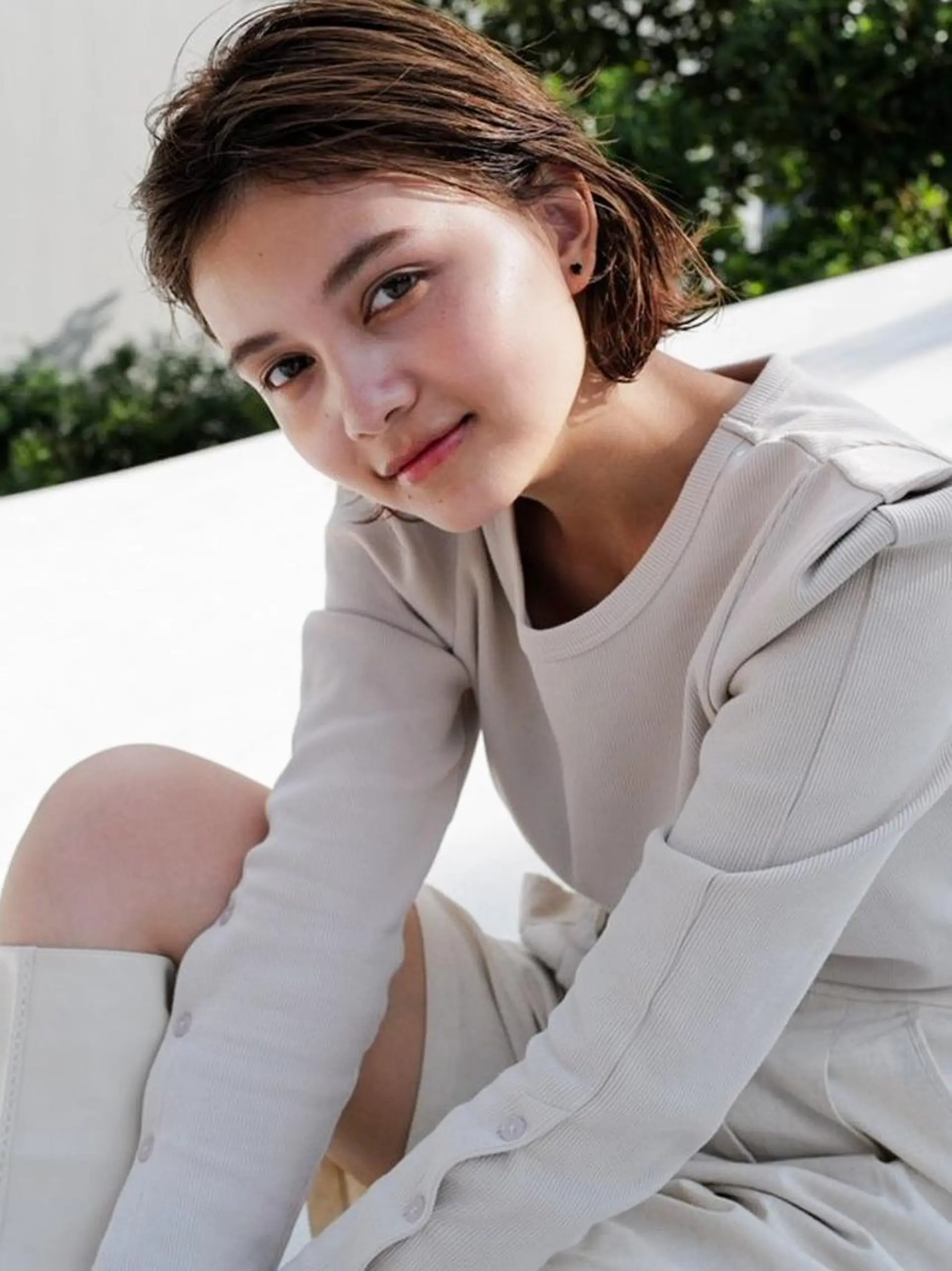 ミディアム カラー パーマ ヘアアレンジ cecil hair 難波店所属・髪質改善透明感カラー /SHOGO☀️のヘアスタイル