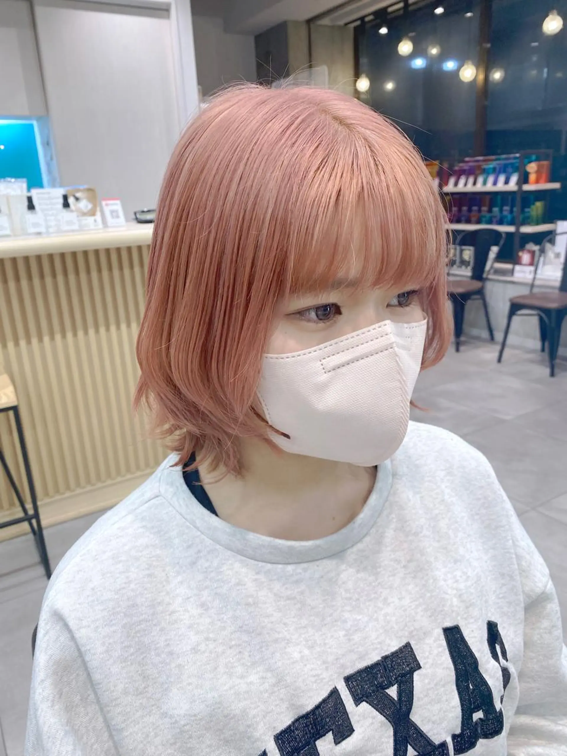 ショート カラー ピンクカラー ヘアカラー ブリーチ/髪質改善 🍊店長MASAKiのヘアスタイル