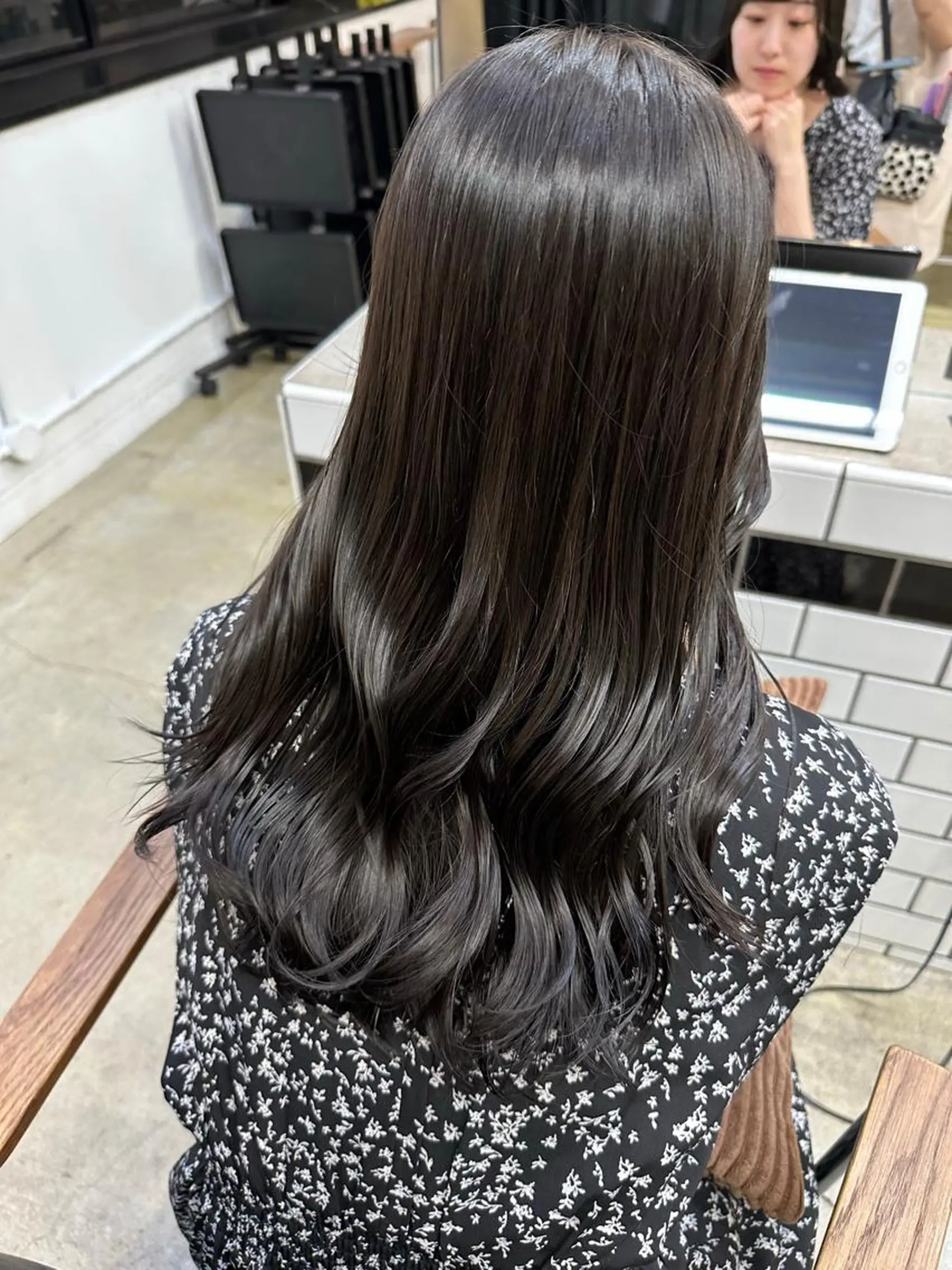 セミロング カラー ヘアアレンジ 暖色💖ツヤ髪💖 masae🌼のヘアスタイル