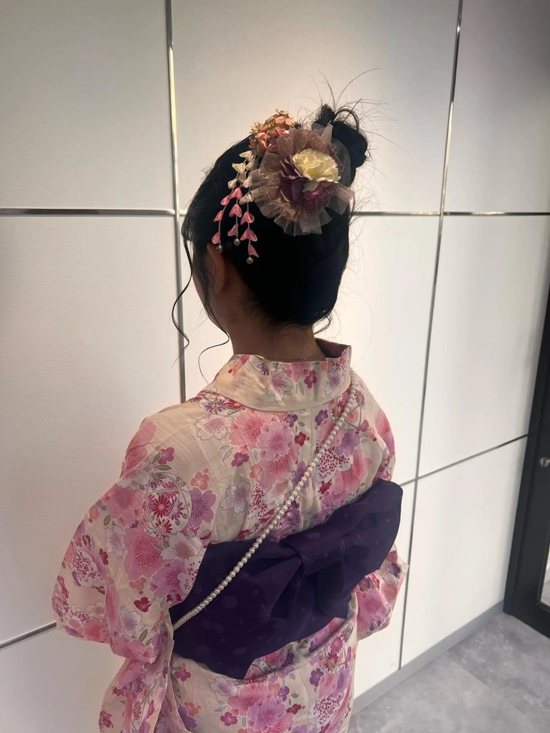 ヘアアレンジ 着付け 💓Yuri💓 ハイトーン/デザインのヘアスタイル