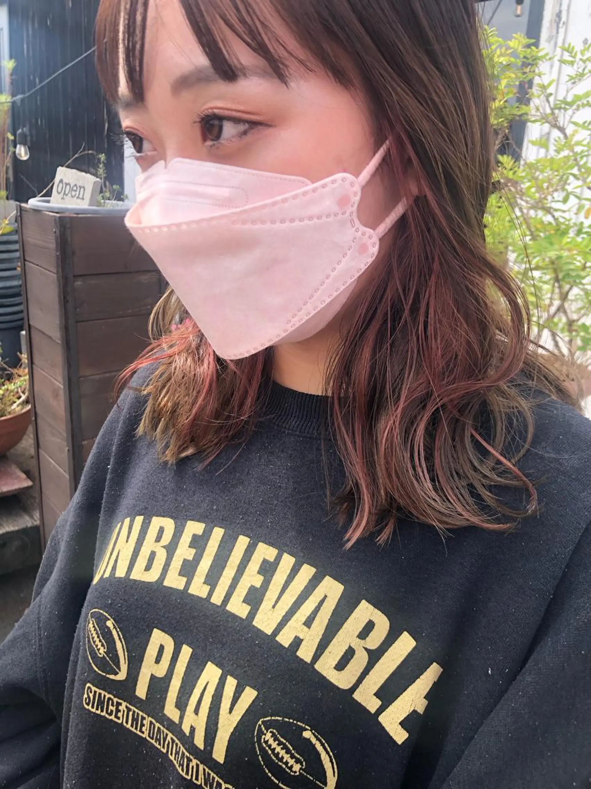 セミロング カラー カット デザインカット🎨 ボブ🫟おざきのヘアスタイル