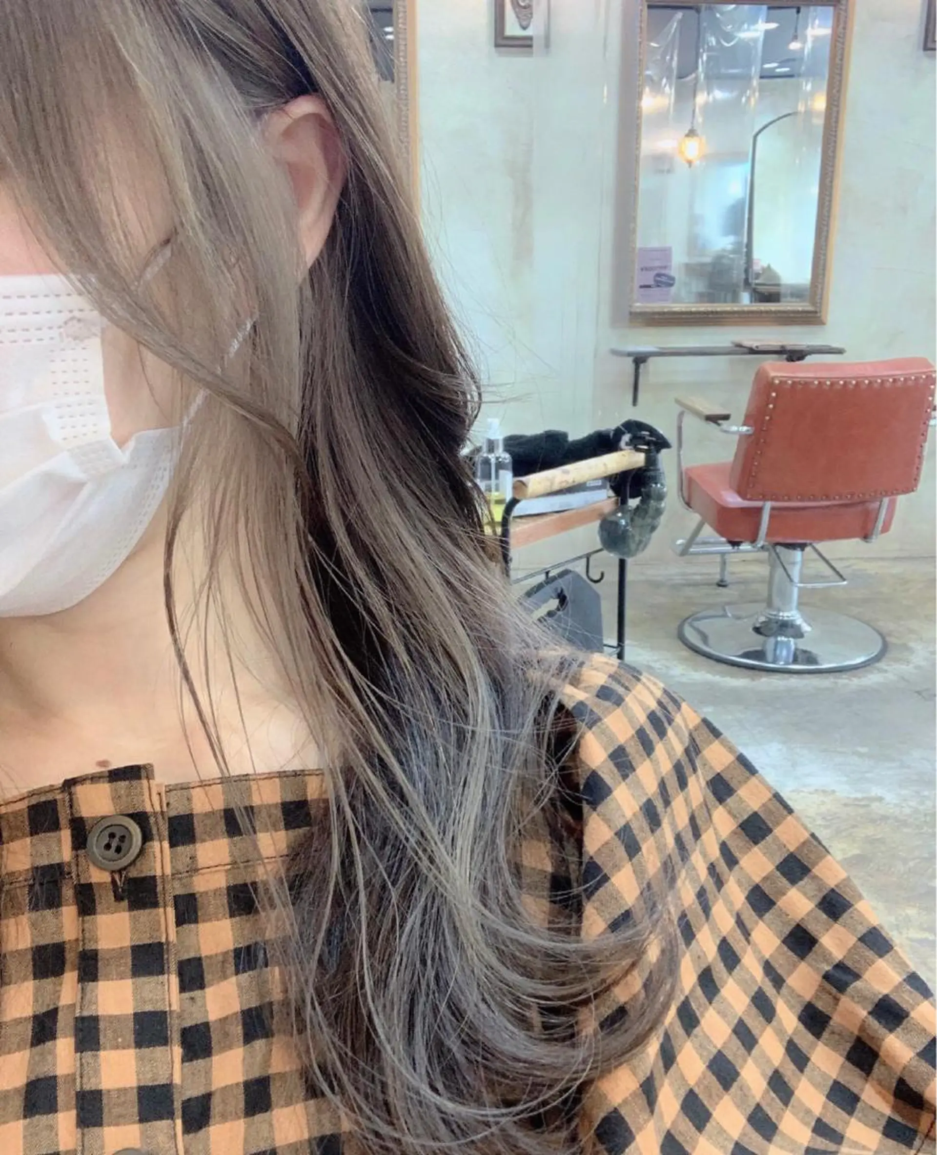 ロング カット ヘアカラー 髪質改善✨ハツメイ オグ✂️のヘアスタイル