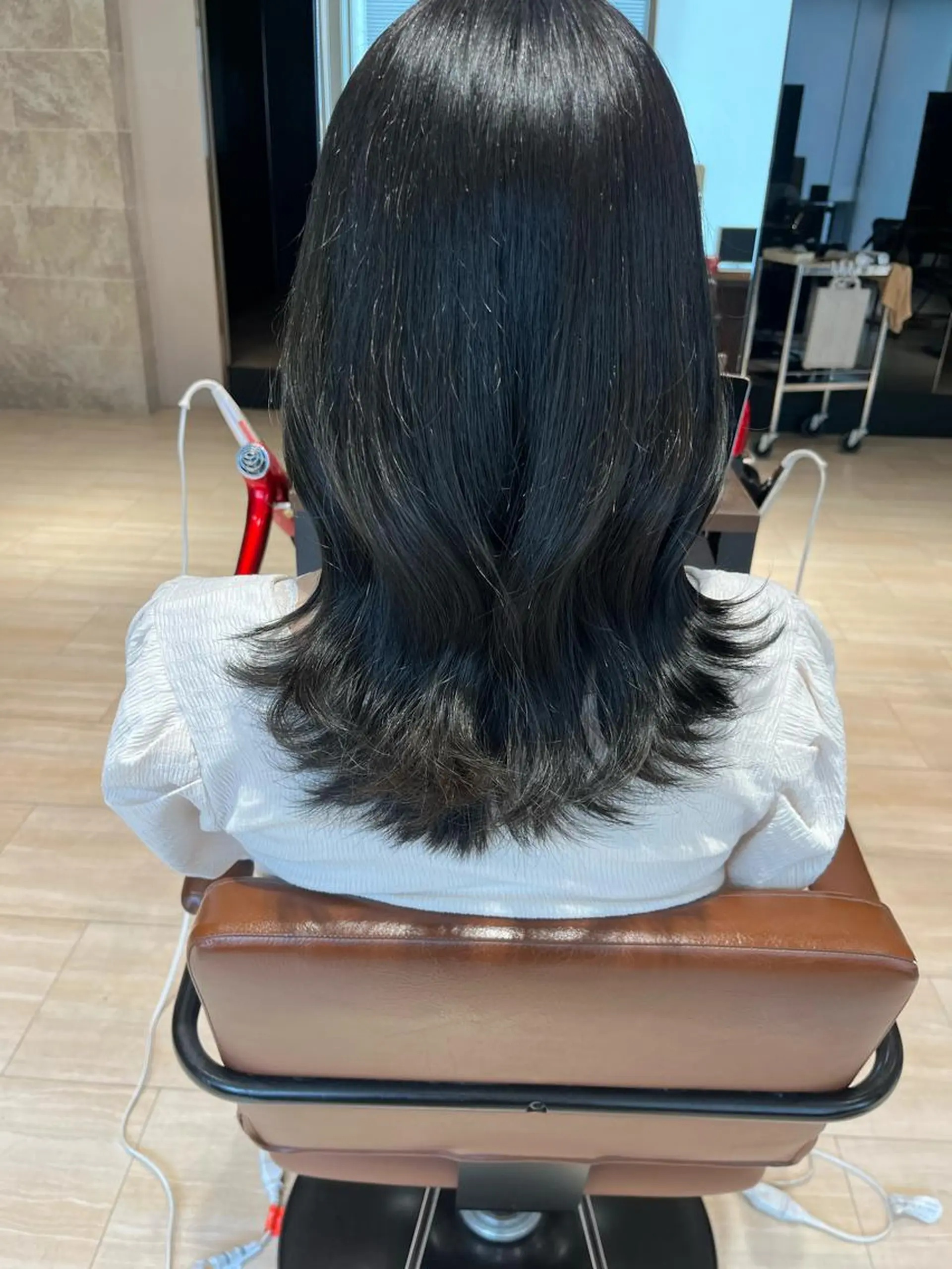 セミロング カラー レイヤーカット/韓国 ヘア/LILICAのヘアスタイル