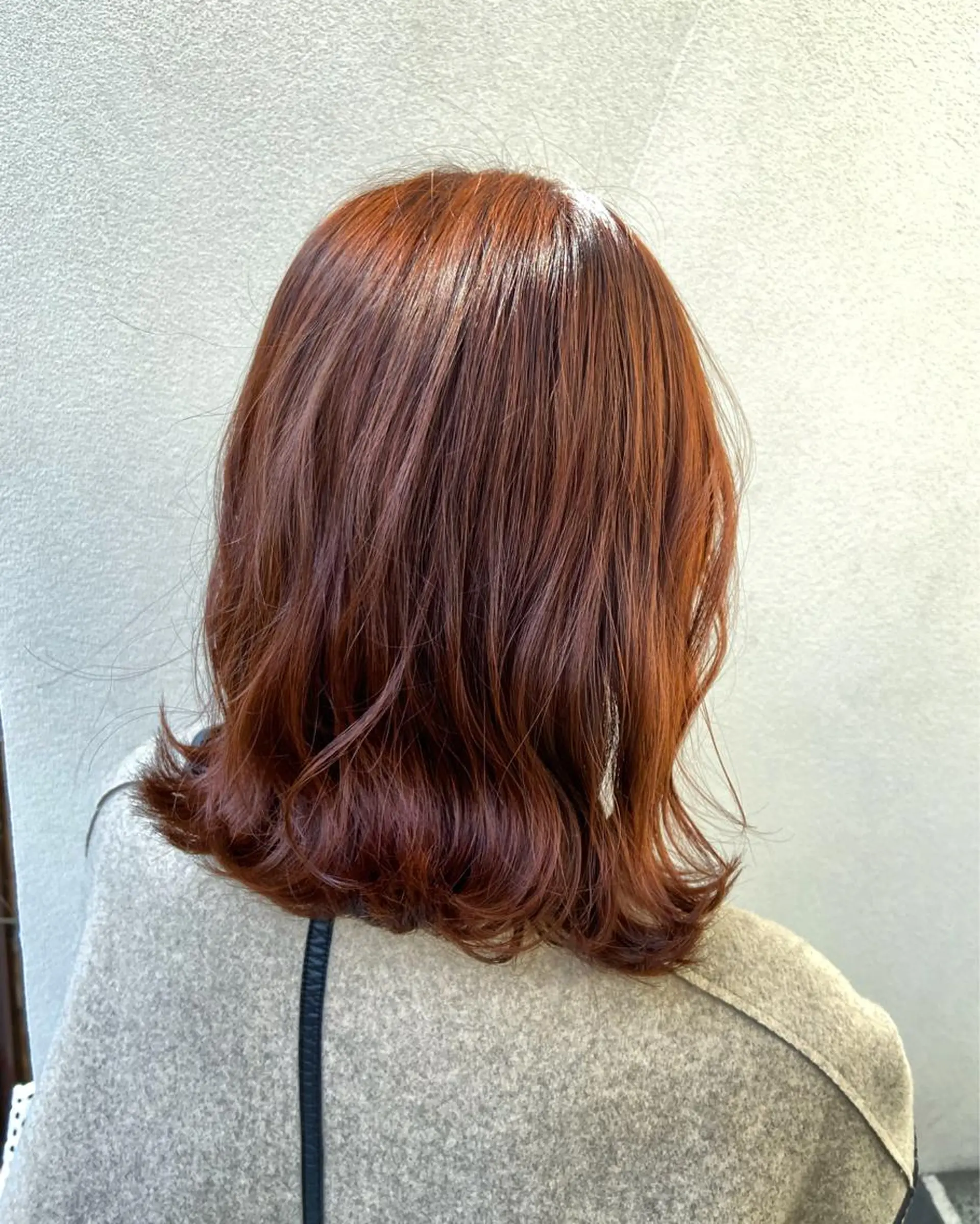 ミディアム カラー ヘアアレンジ satsuki 暖色・ブラウンカラーのヘアスタイル