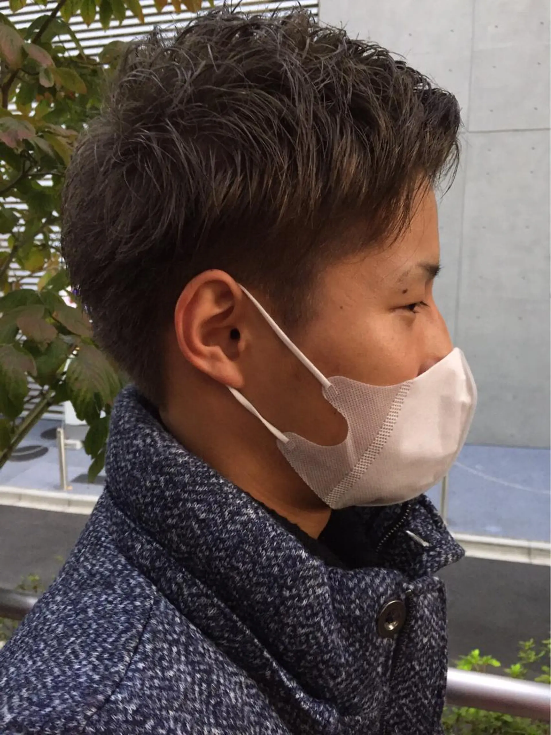 ショート カラー メンズ メンズブリーチ アッシュ ブリーチ イルミナカラー はだゆうき @hadadan08のヘアスタイル