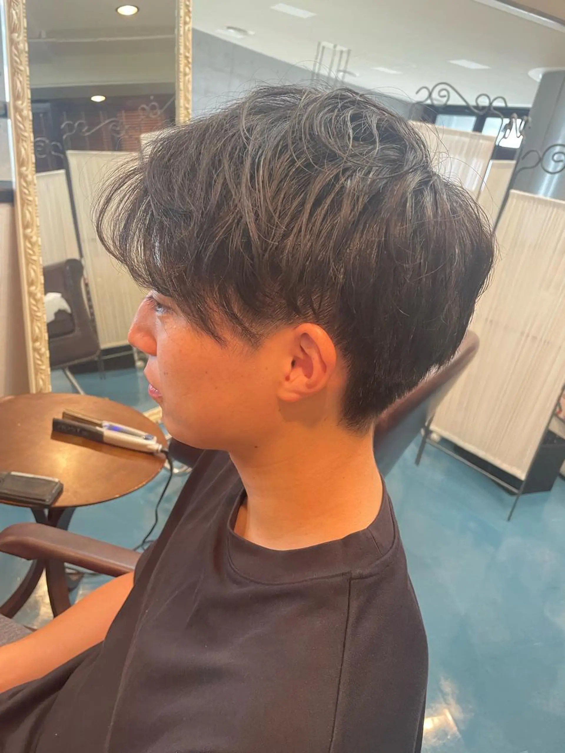 メンズ センターパート ギュゼルバグス所属・長尾 瑞希のヘアスタイル