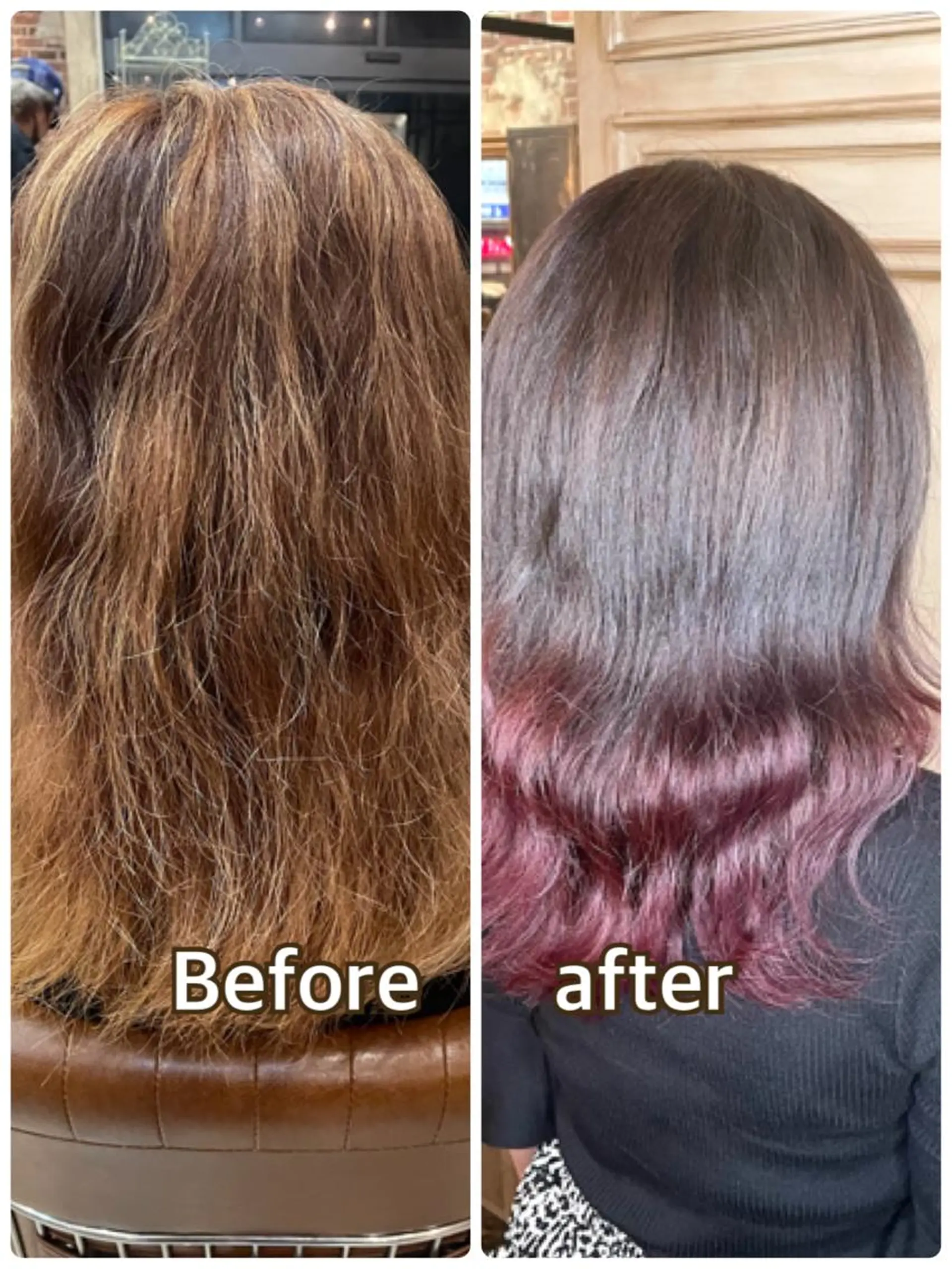 セミロング カラー 藤木 雅俊のヘアスタイル