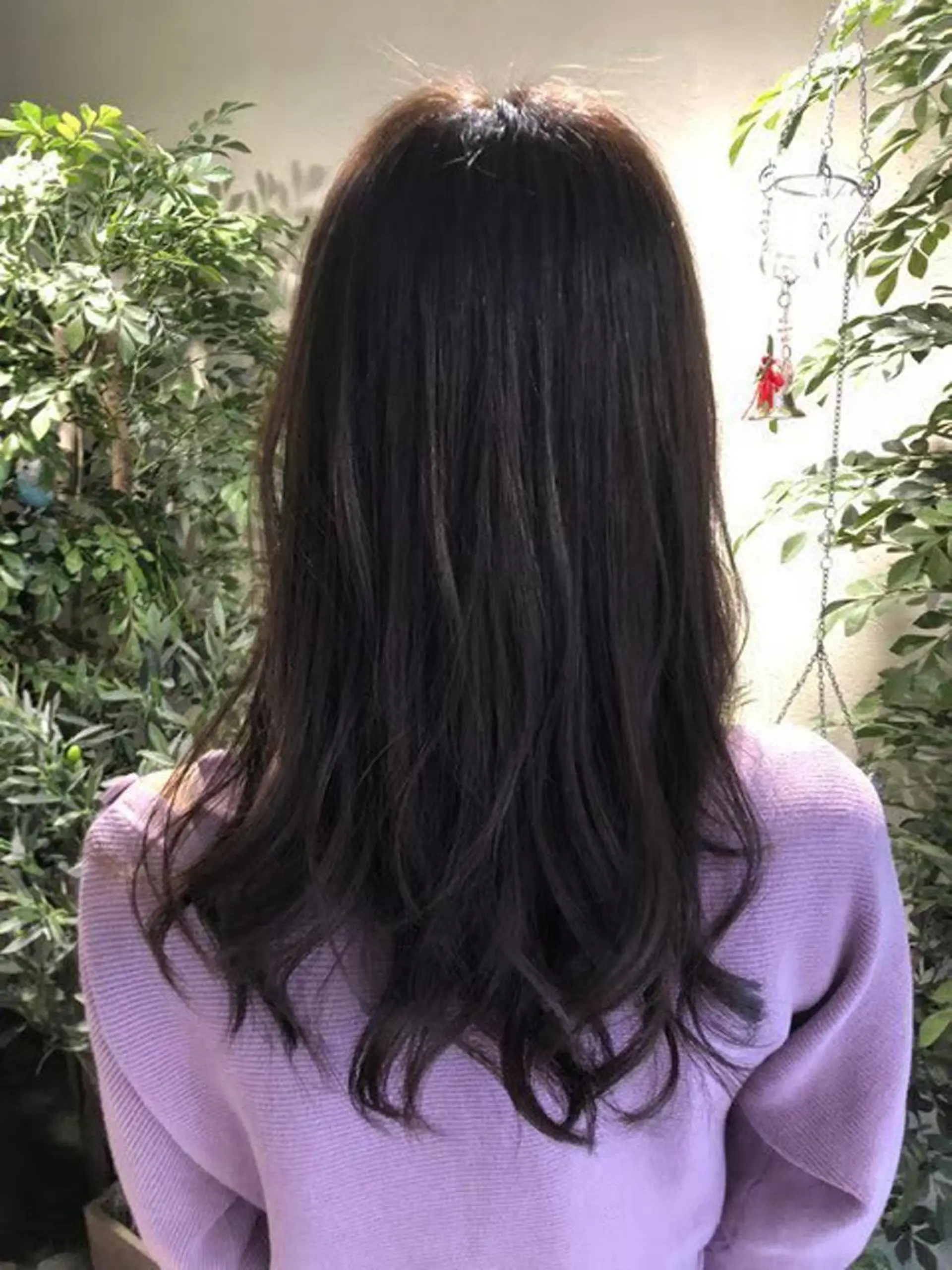 セミロング カラー アディクシーカラー 透明感カラー イルミナカラー トリートメント 髪質改善ヘアケア 艶髪特化/上田のヘアスタイル