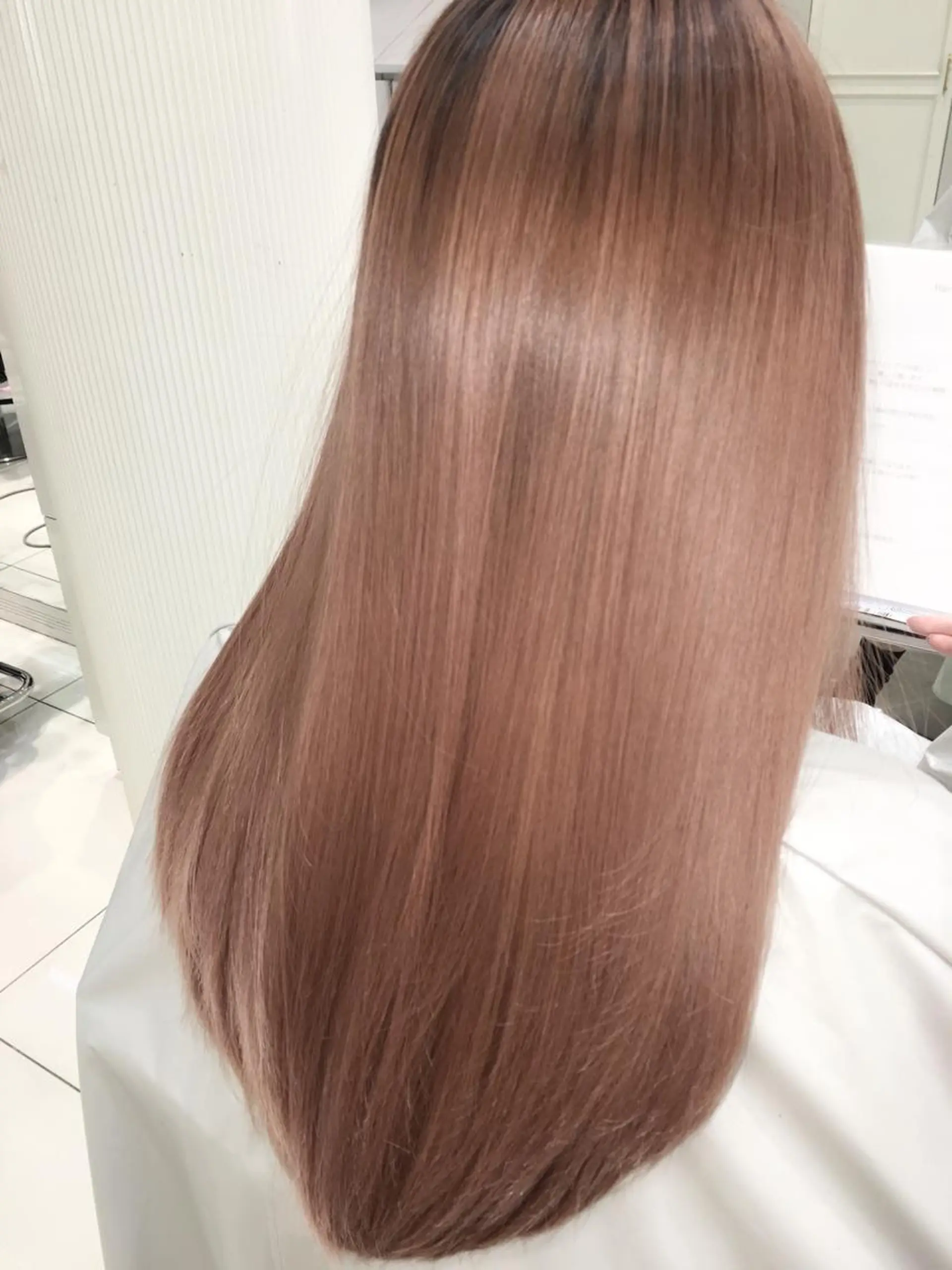 ロング カラー パーマ 縮毛矯正 カット ヘアカラー トリートメント 縮毛矯正/髪質改善/ ブリーチ/東陽町✨のヘアスタイル