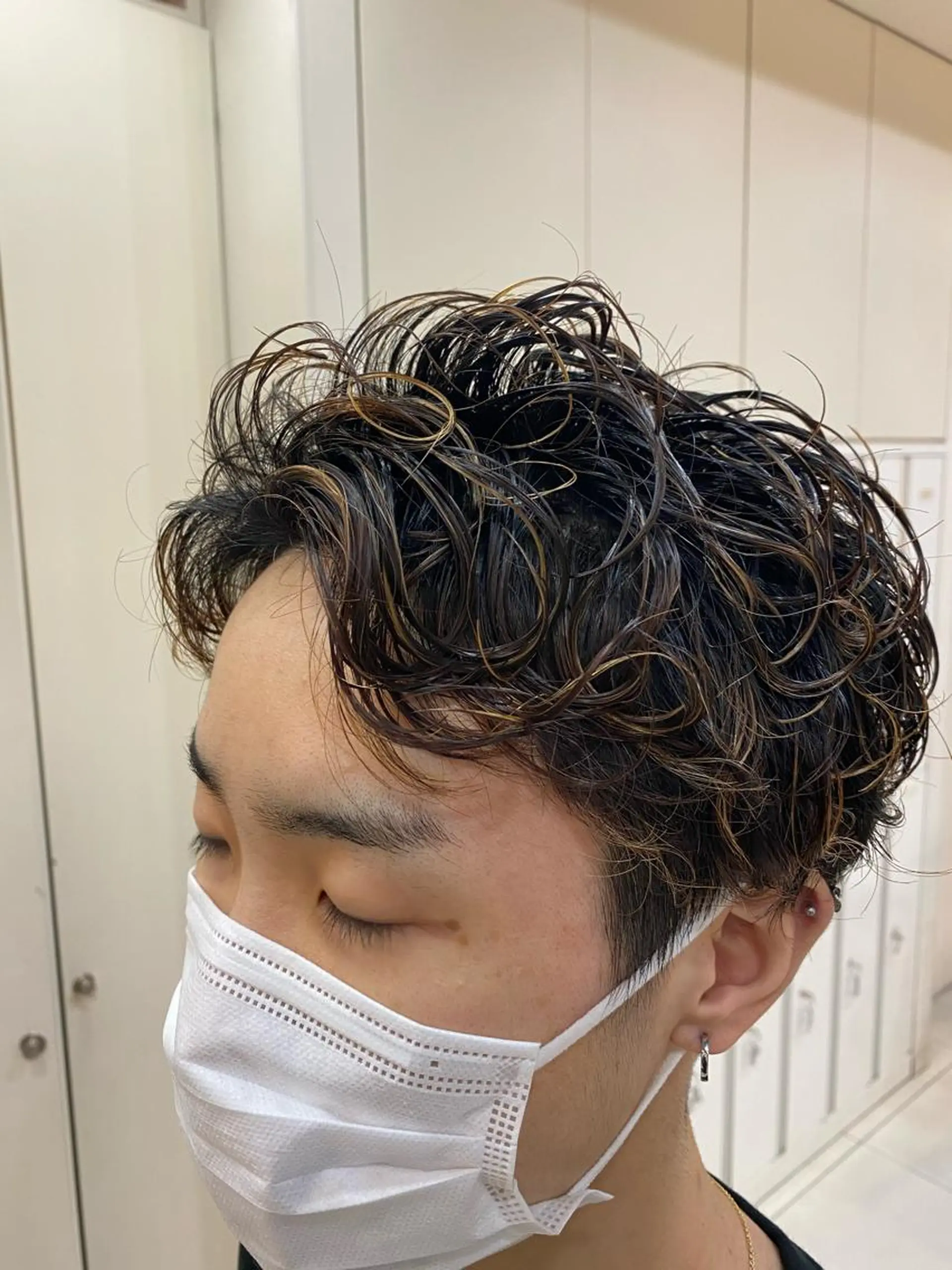 ショート パーマ メンズ カット パーマ メンズサロン/戸塚駅 東口3分/冨田大輝のヘアスタイル