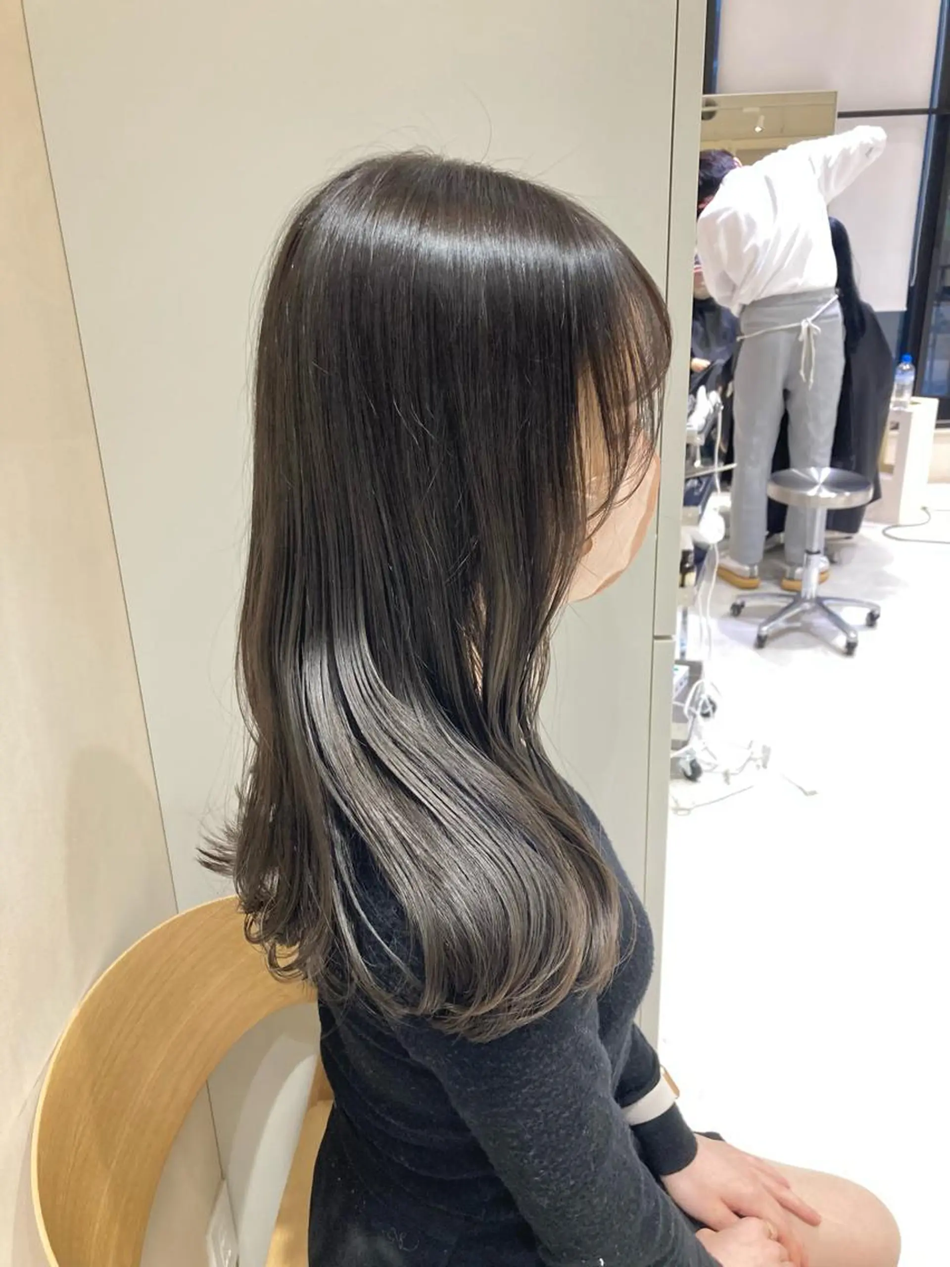 ミディアム カラー ダブルカラー トリートメント MURANAKA RYOのヘアスタイル