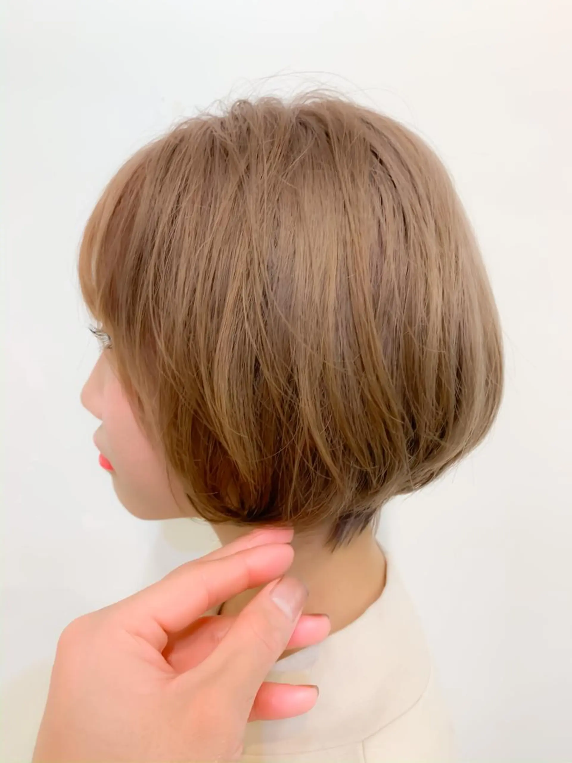 ショート カラー パーマ ヘアアレンジ メンズ キッズ マツエク・マツパ ショートヘア Luela堅田所属・田中 裕士のヘアスタイル