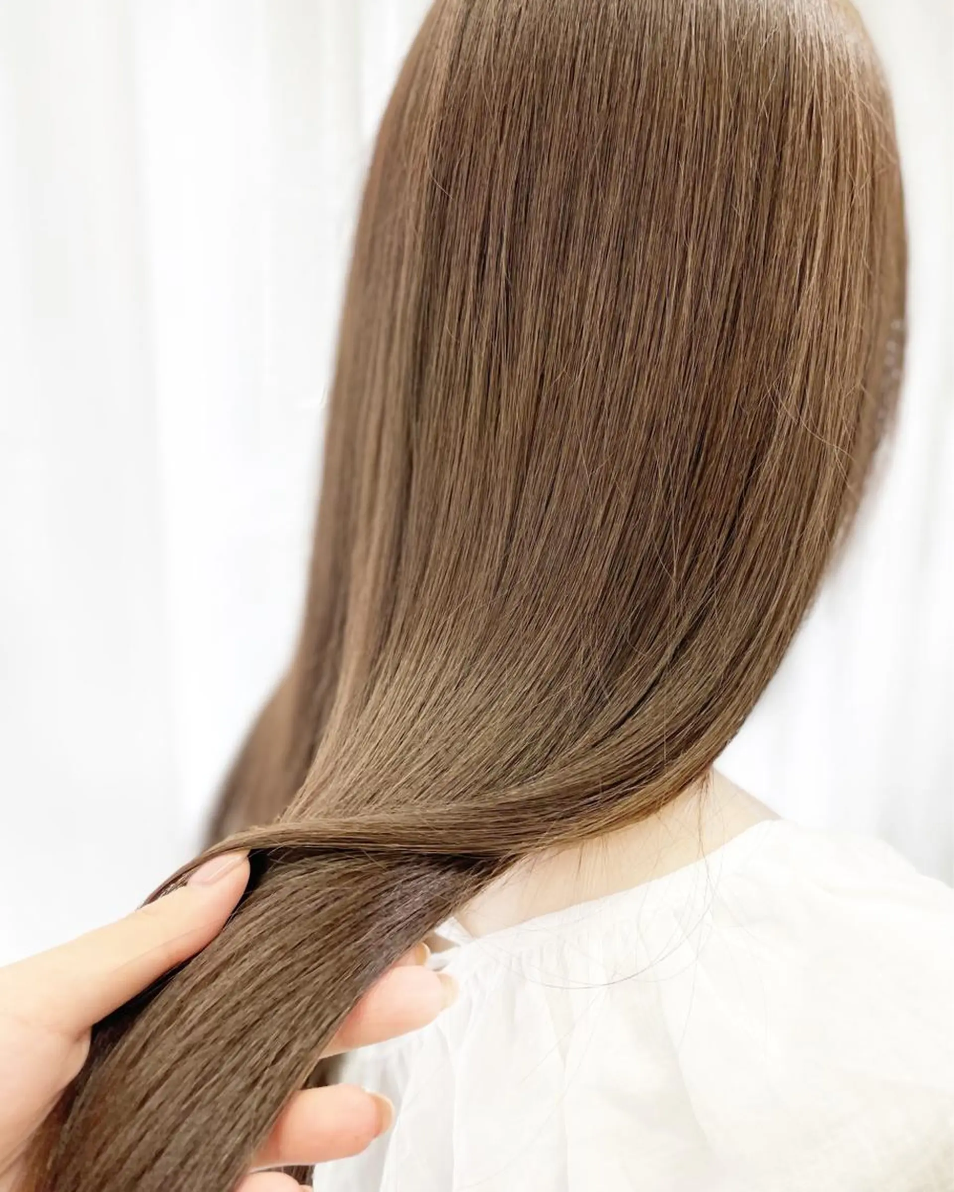 ロング カラー トリートメント 韓国ヘア🤍髪質改善 🇰🇷AKANEのヘアスタイル