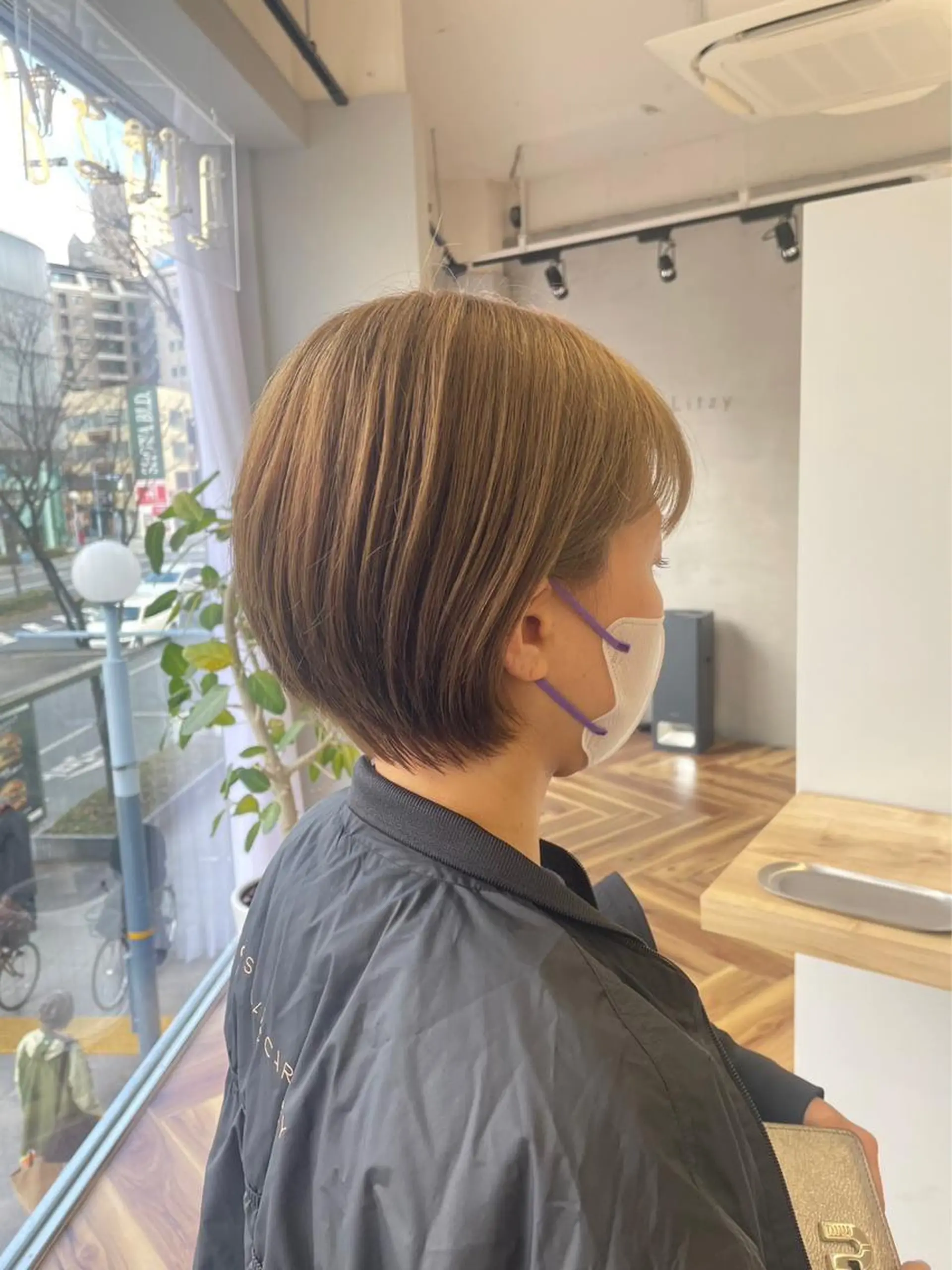 ショート 丸みショート ショートヘア 谷昂将　メンズ梅田 /パーマ/毛流れのヘアスタイル