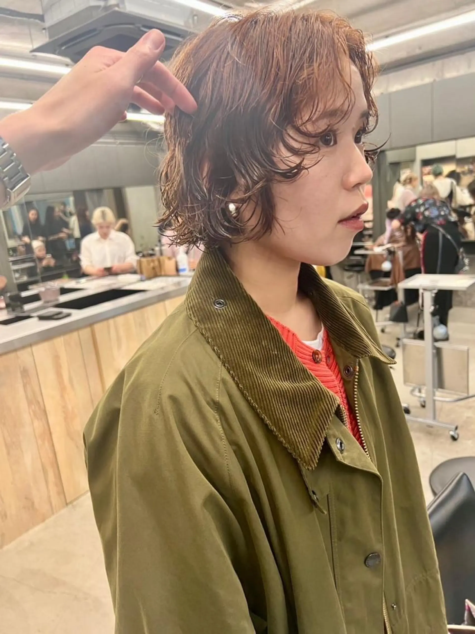 ショート カラー パーマ カット ヘアカラー sakoda shunkiのヘアスタイル