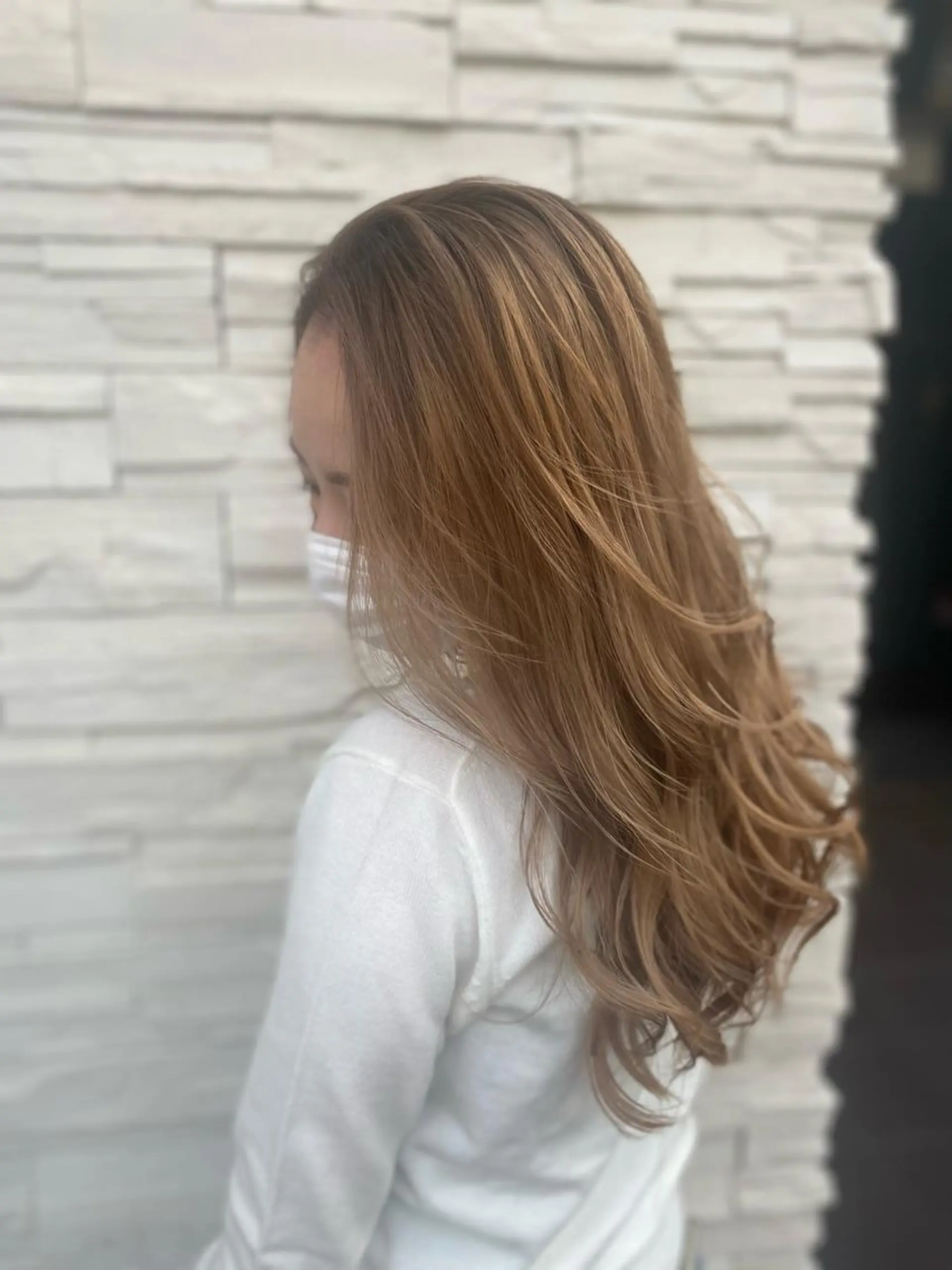 ロング レイヤーカット ヘアカラー 😺ヒアリング 重視😺小川のヘアスタイル