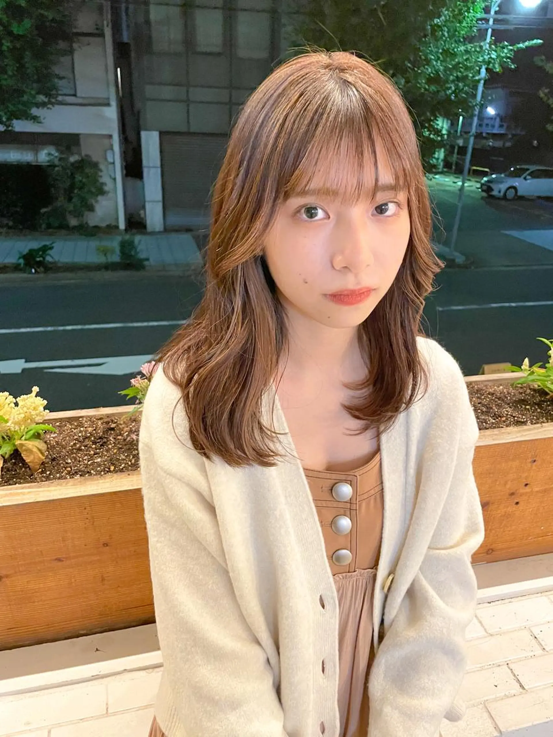 セミロング COMILE 🌼 SUZUKAのヘアスタイル