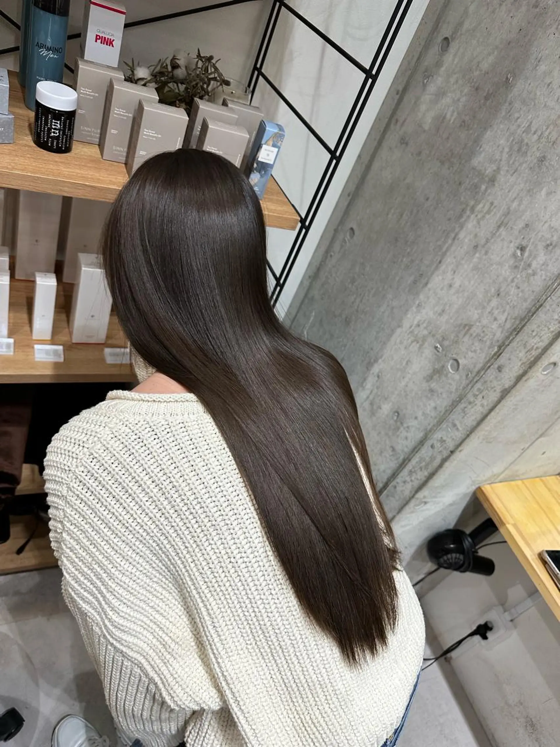 ロング 縮毛矯正 ✨透明感カラー 恵比寿HAYATO✨のヘアスタイル