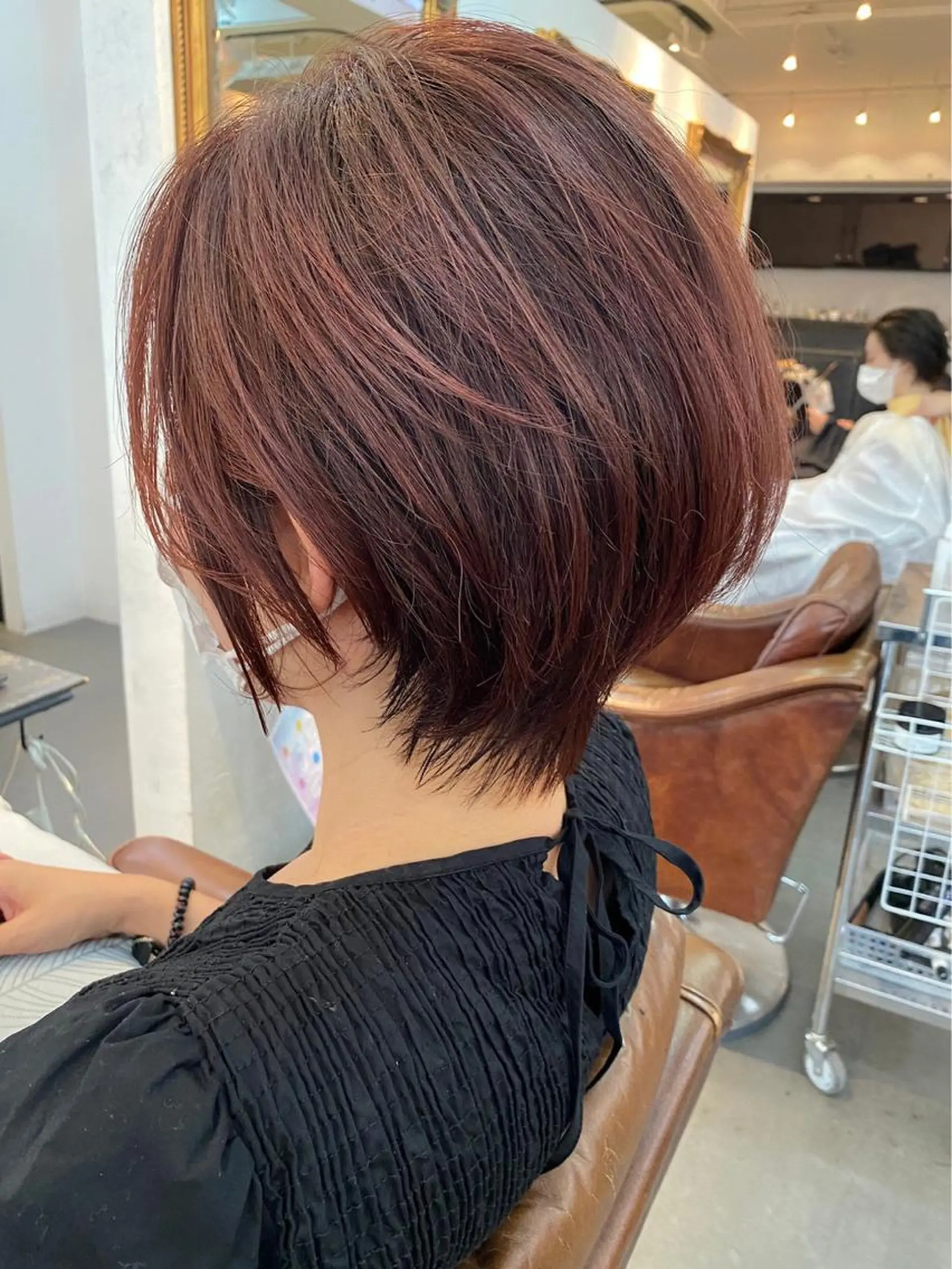 ショート カラーが上手い 辻悠月のヘアスタイル