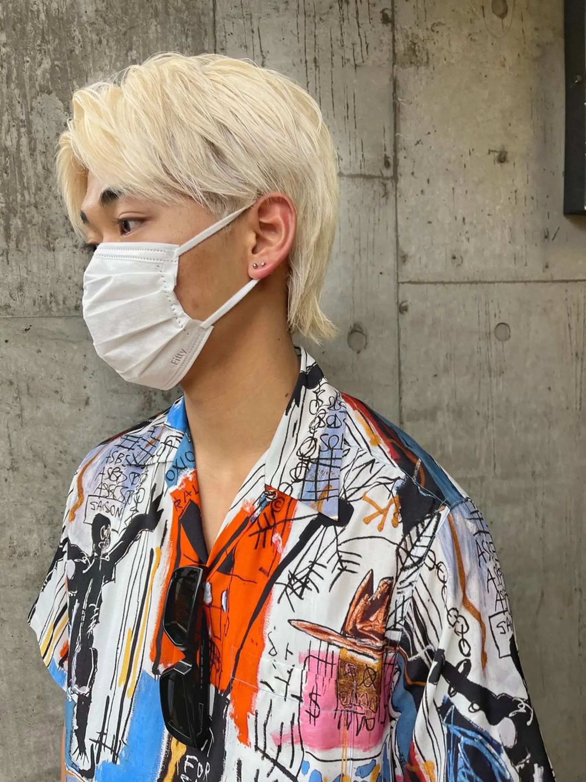 ショート アッシュ ミルクティーブラウン ピンクブラウン レイヤーカット カット ヘアカラー ハイトーンNo.1✨ パーマ✨イマイタツヤのヘアスタイル