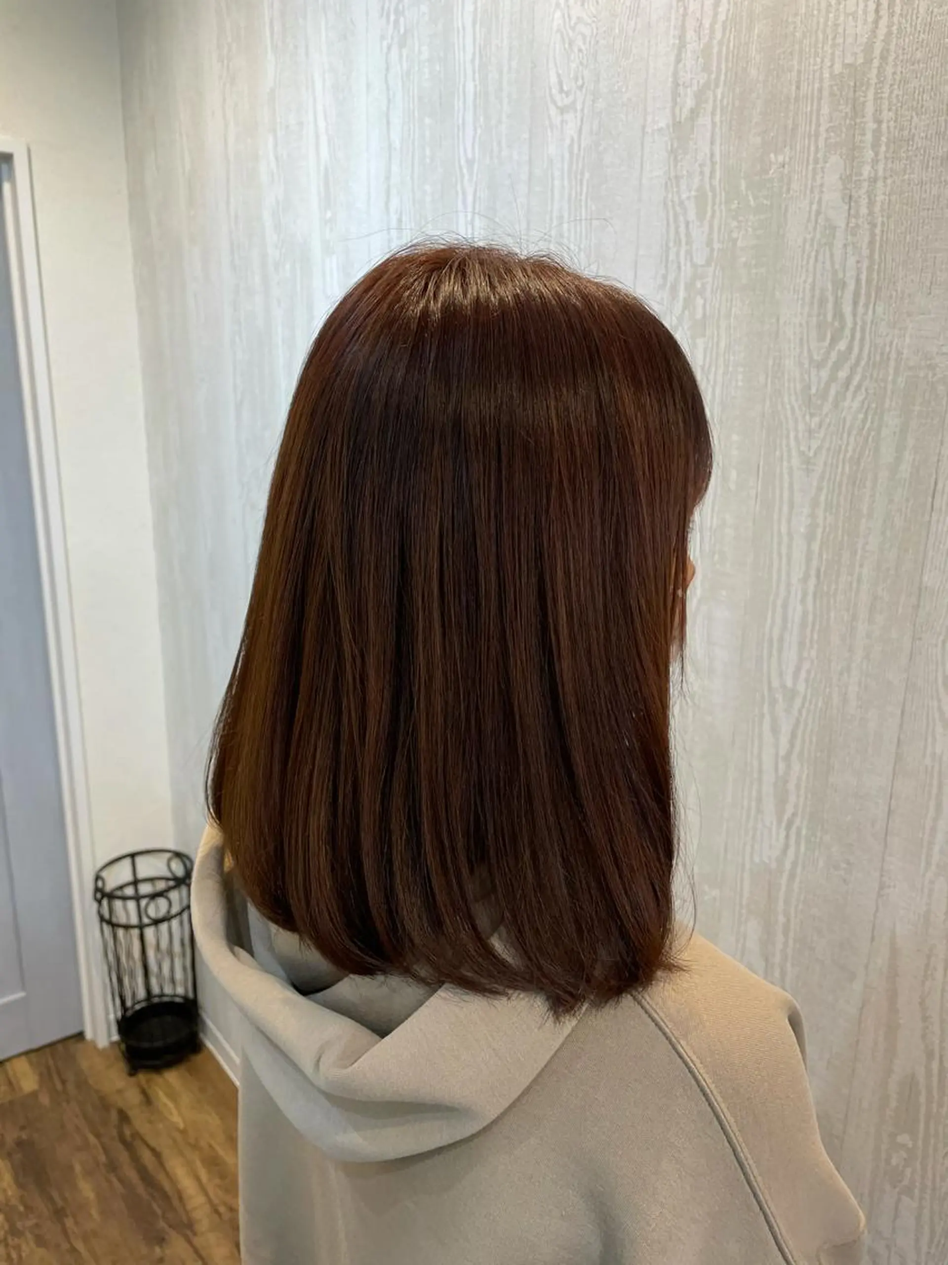 ミディアム カラー ベージュカラー ピンクカラー ピンクベージュ ヘアカラー トリートメント TELA HAIR 守谷のヘアスタイル