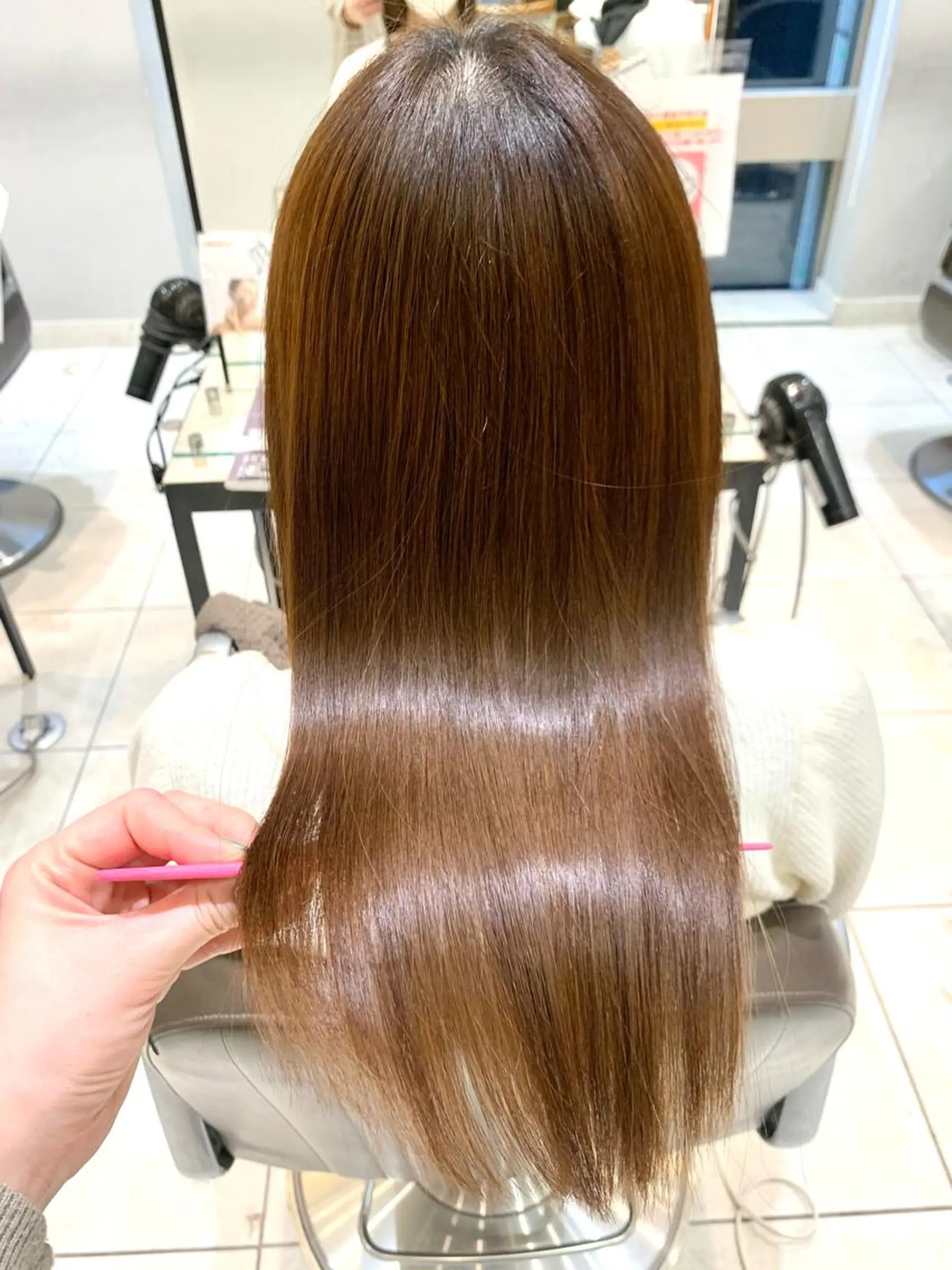 ミディアム カラー パーマ メンズ キッズ 髪質改善 トリートメント 酸熱トリートメント カット ヘアカラー トリートメント 酸熱トリートメント/ 髪質改善🌟玉井香奈のヘアスタイル