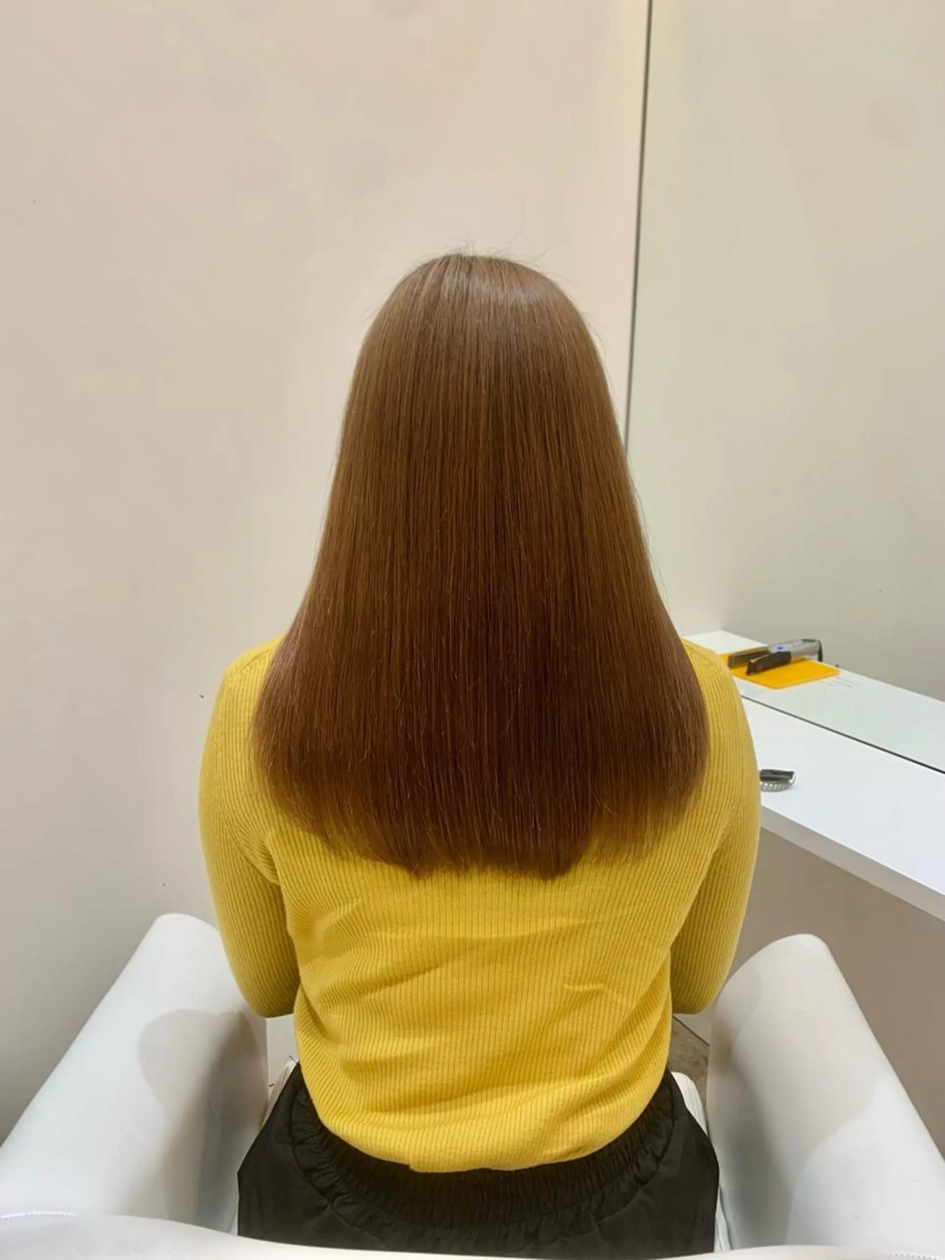 ロング カラー ベージュカラー 髪質改善 トリートメント レイヤー/艶カラー /韓国ヘア/高松のヘアスタイル