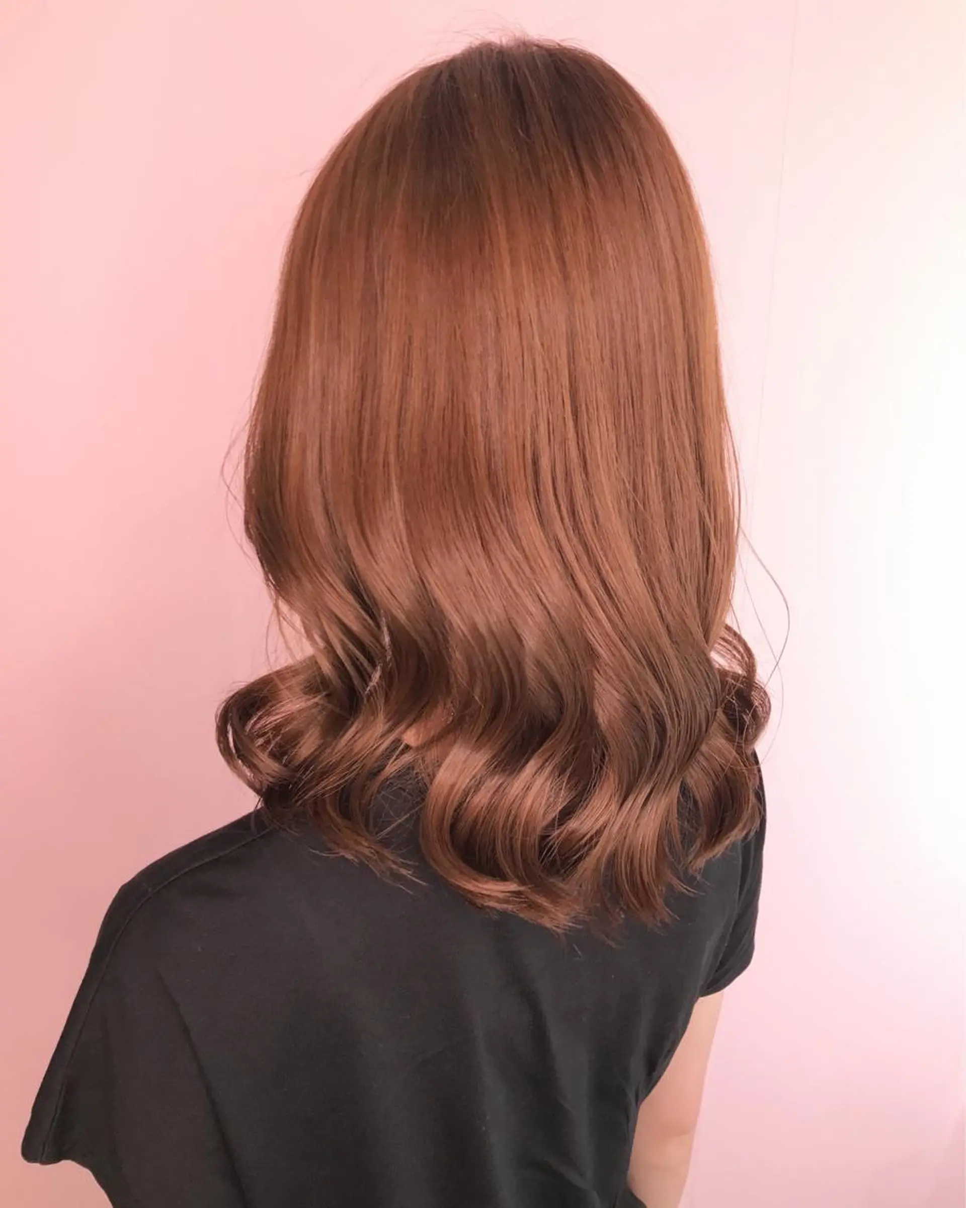 ミディアム 💎馴染むエクステ ×カラーTOMO💎のヘアスタイル