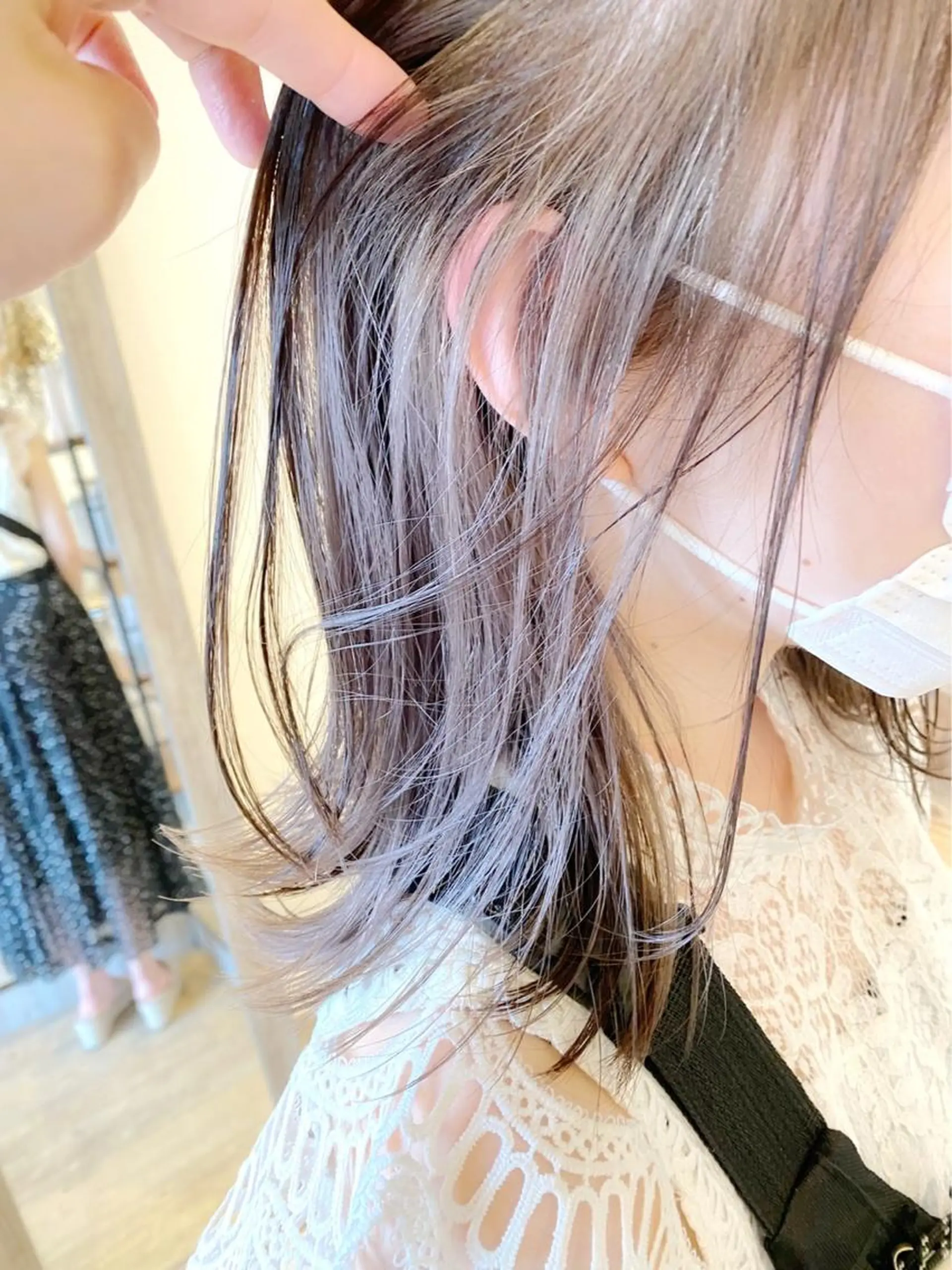 ミディアム カラー ブリーチ カット ヘアカラー トリートメント .iyu所属・吉祥寺小顔×ショート 🍋宮本大輔🍋のヘアスタイル