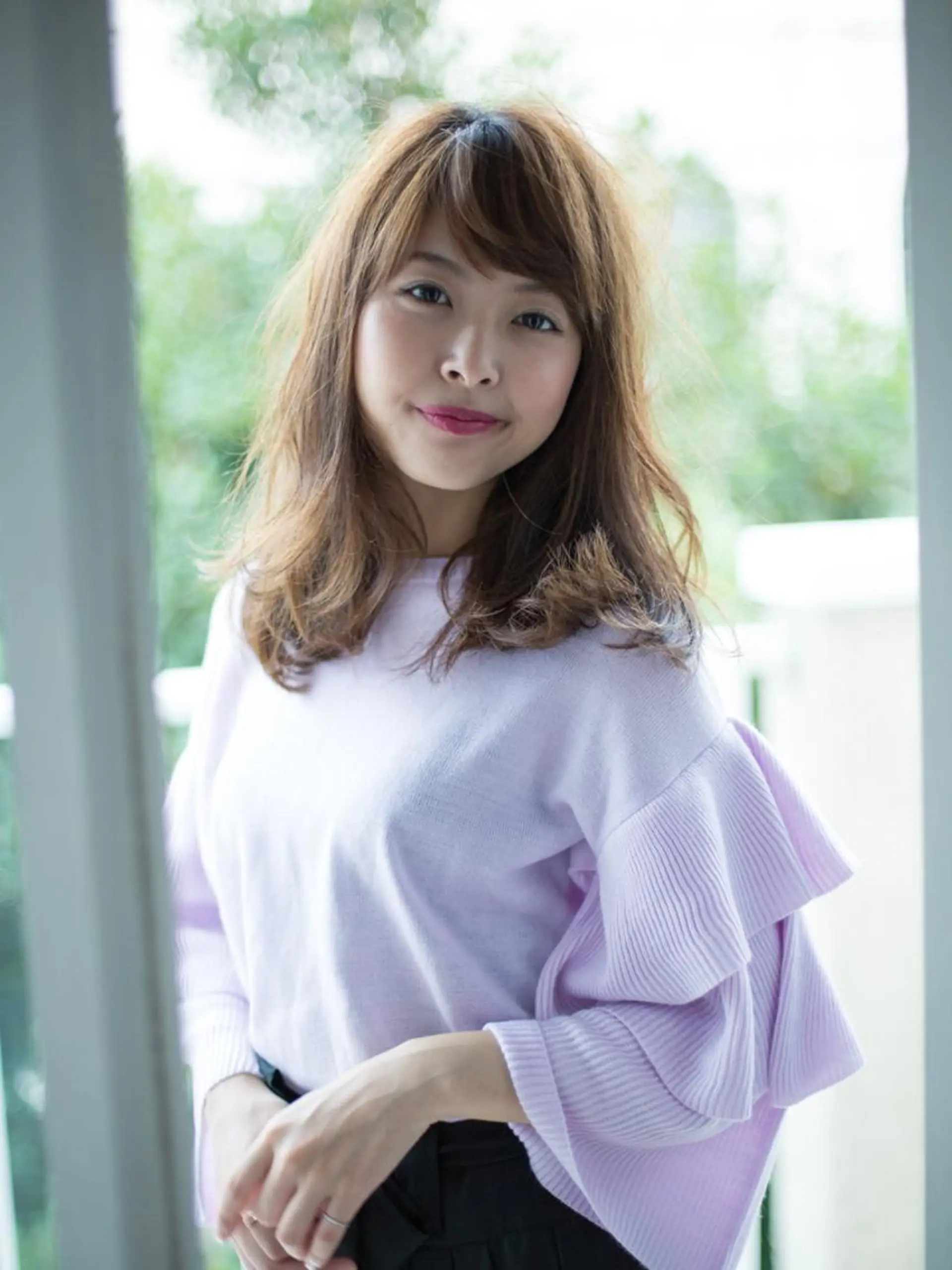 セミロング カラー 【デザイナー】田中 美生のヘアスタイル