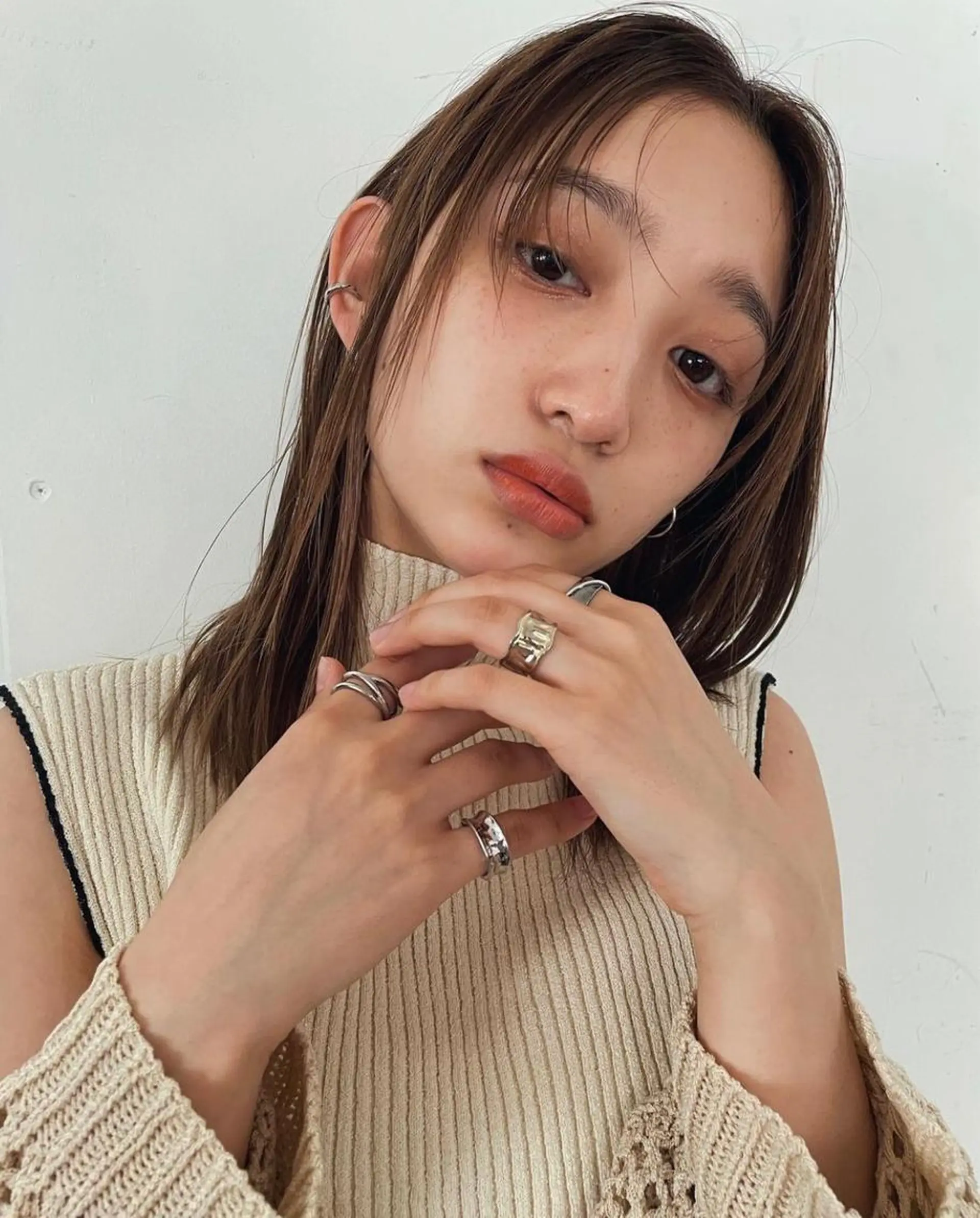 セミロング カラー ヘアアレンジ 似合わせカラー / レイヤーMADOKAのヘアスタイル