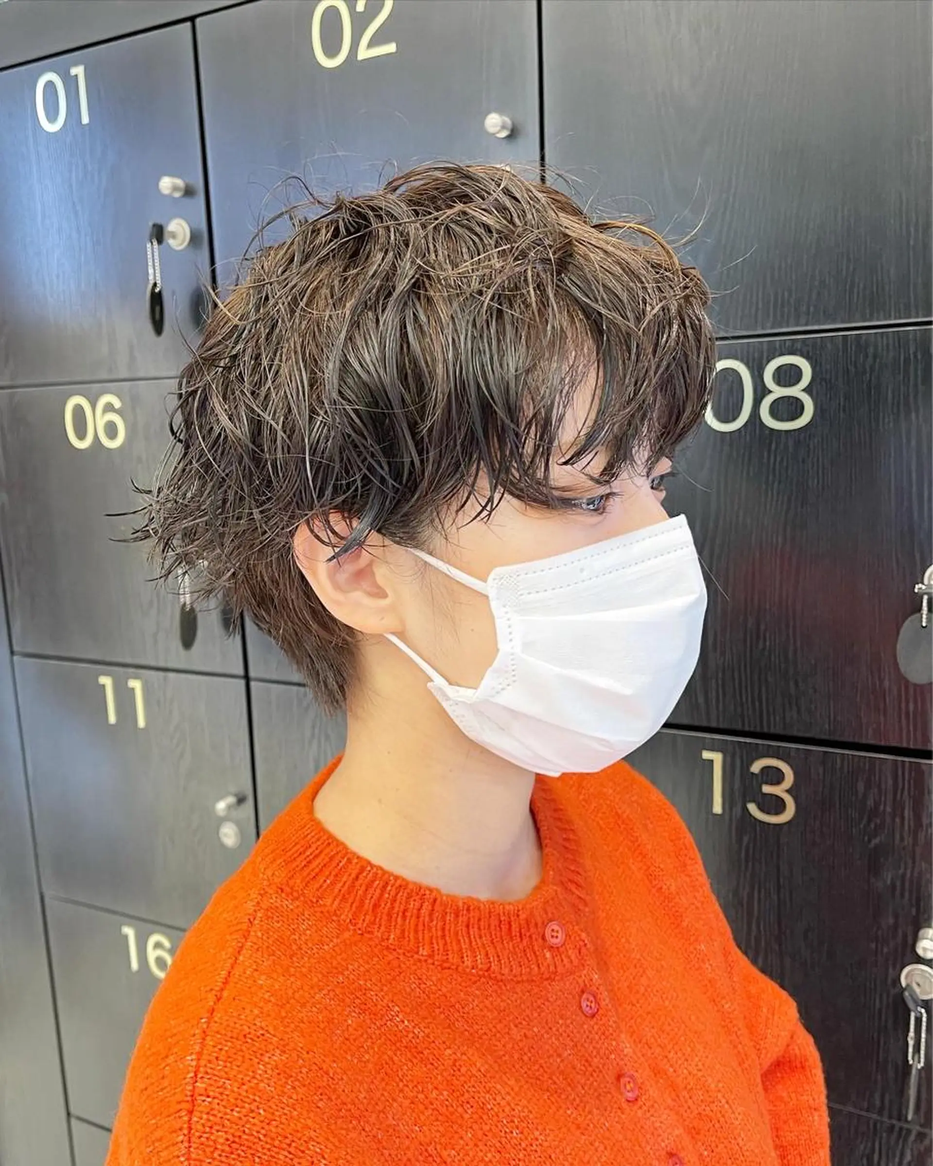 ショート パーマ ショートヘア graxi'    グラシー所属・ブリーチ/ハイトーン SERINAのヘアスタイル