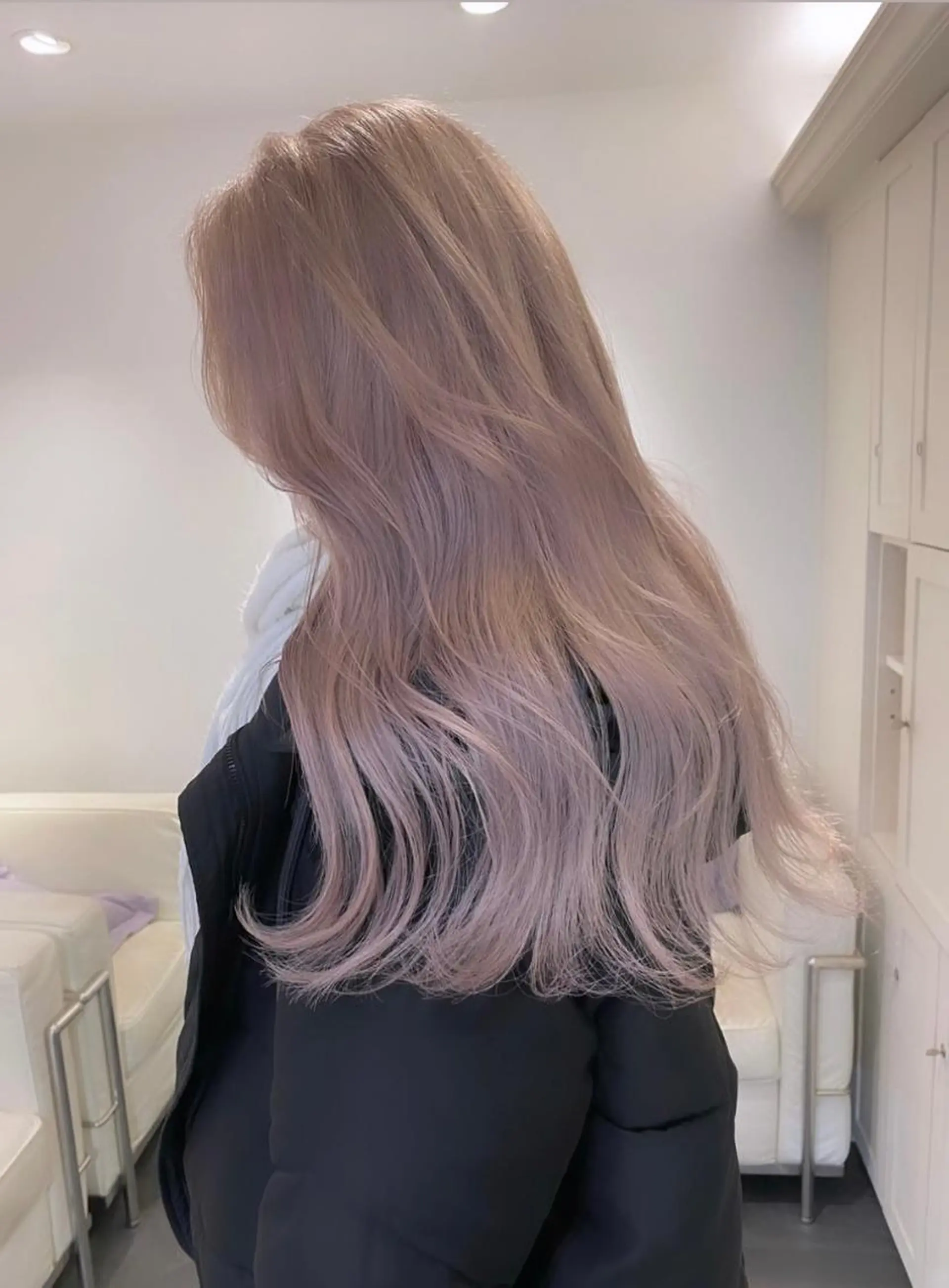 セミロング カラー 小島 貴之のヘアスタイル