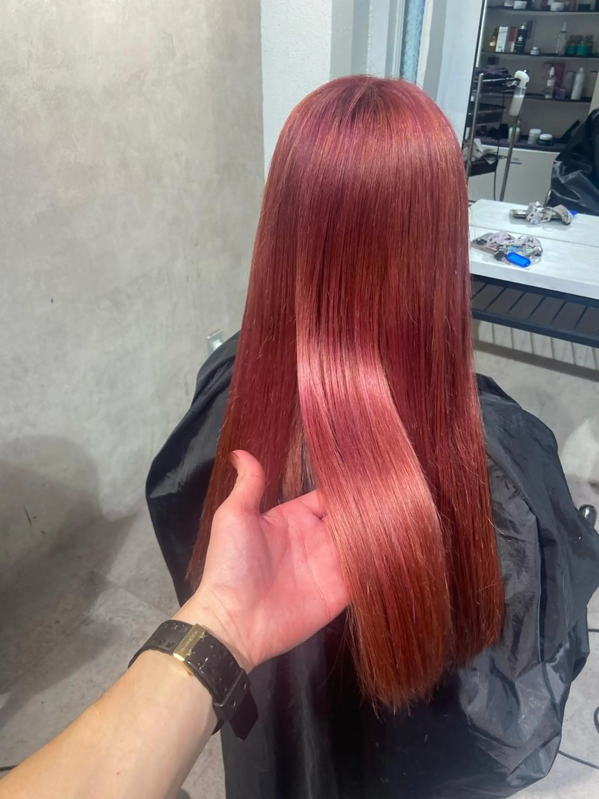 セミロング ヘアカラー トリートメント Selene 難波店 店長SHINTANIのヘアスタイル