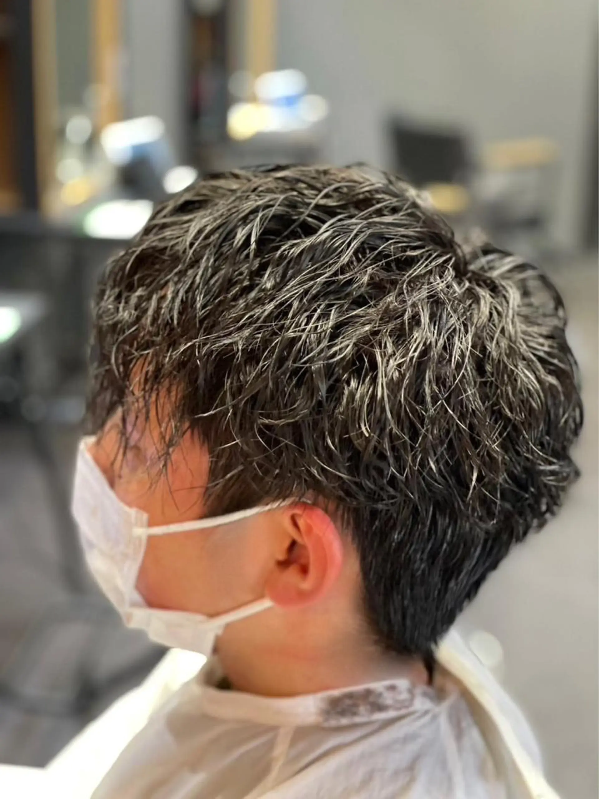 ショート カラー パーマ メンズ エクステ/カラー/ TOMOYUKIのヘアスタイル