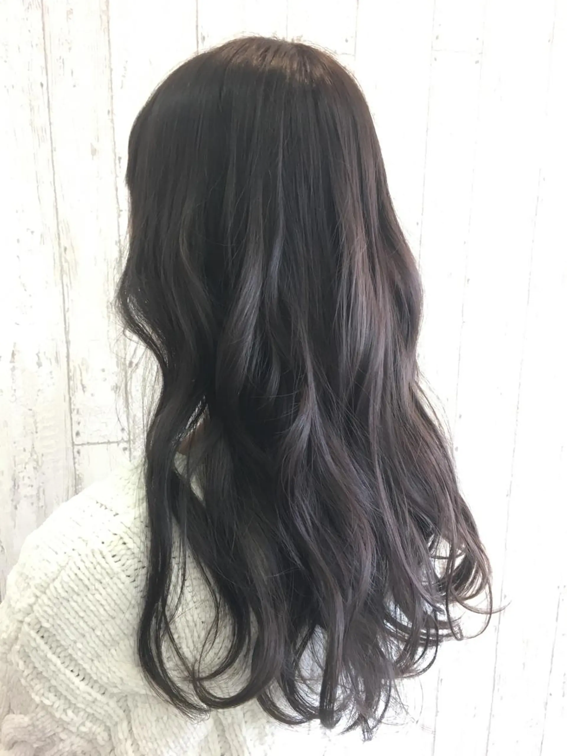 ロング カラー ブラウンカラー パープルカラー パープルブラウン yoon所属・Kaede .のヘアスタイル