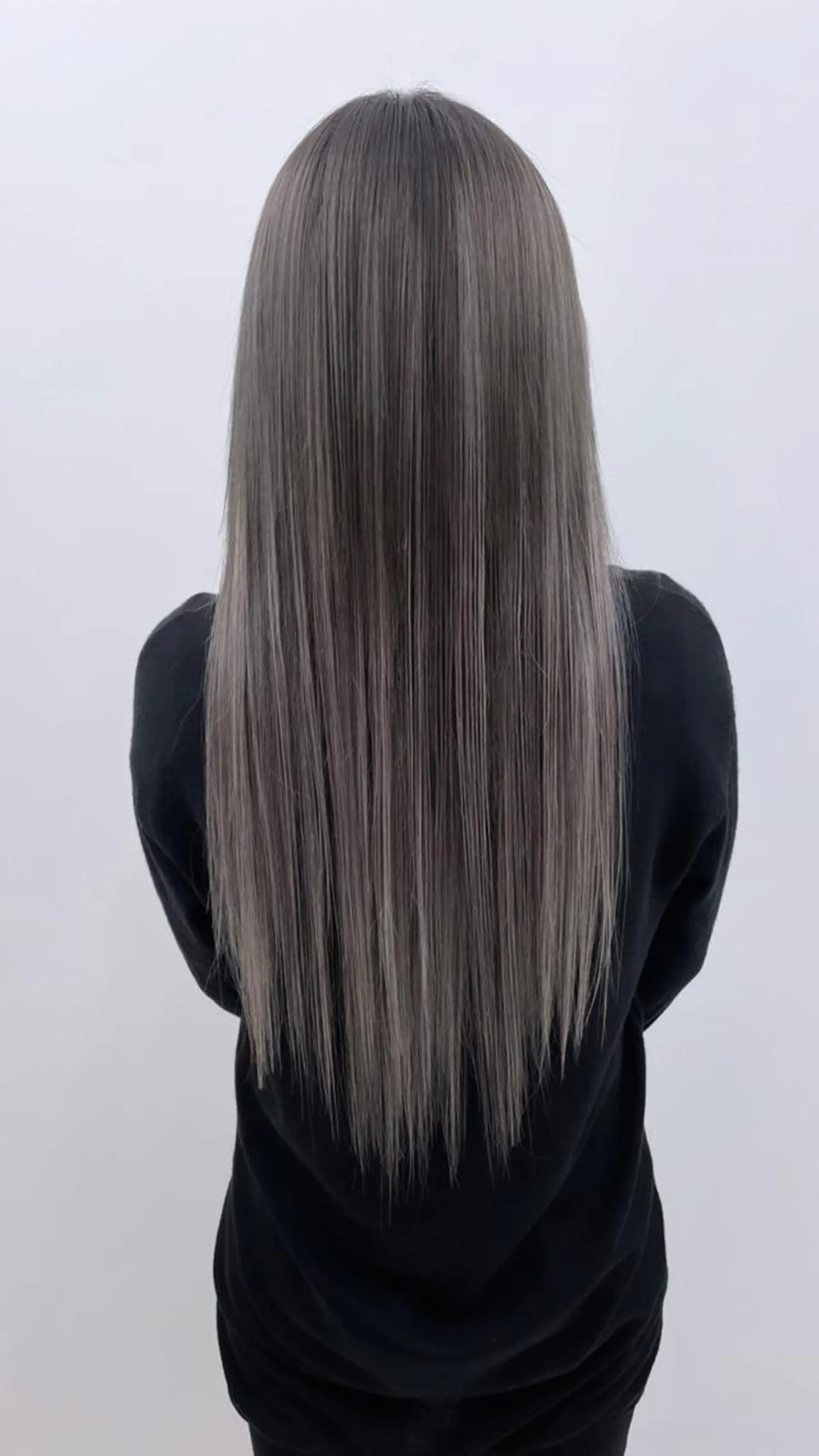 ロング シールエクステ エクステ 外国人風カラー ハイライト 韓国風ヘア 家田 竜のヘアスタイル