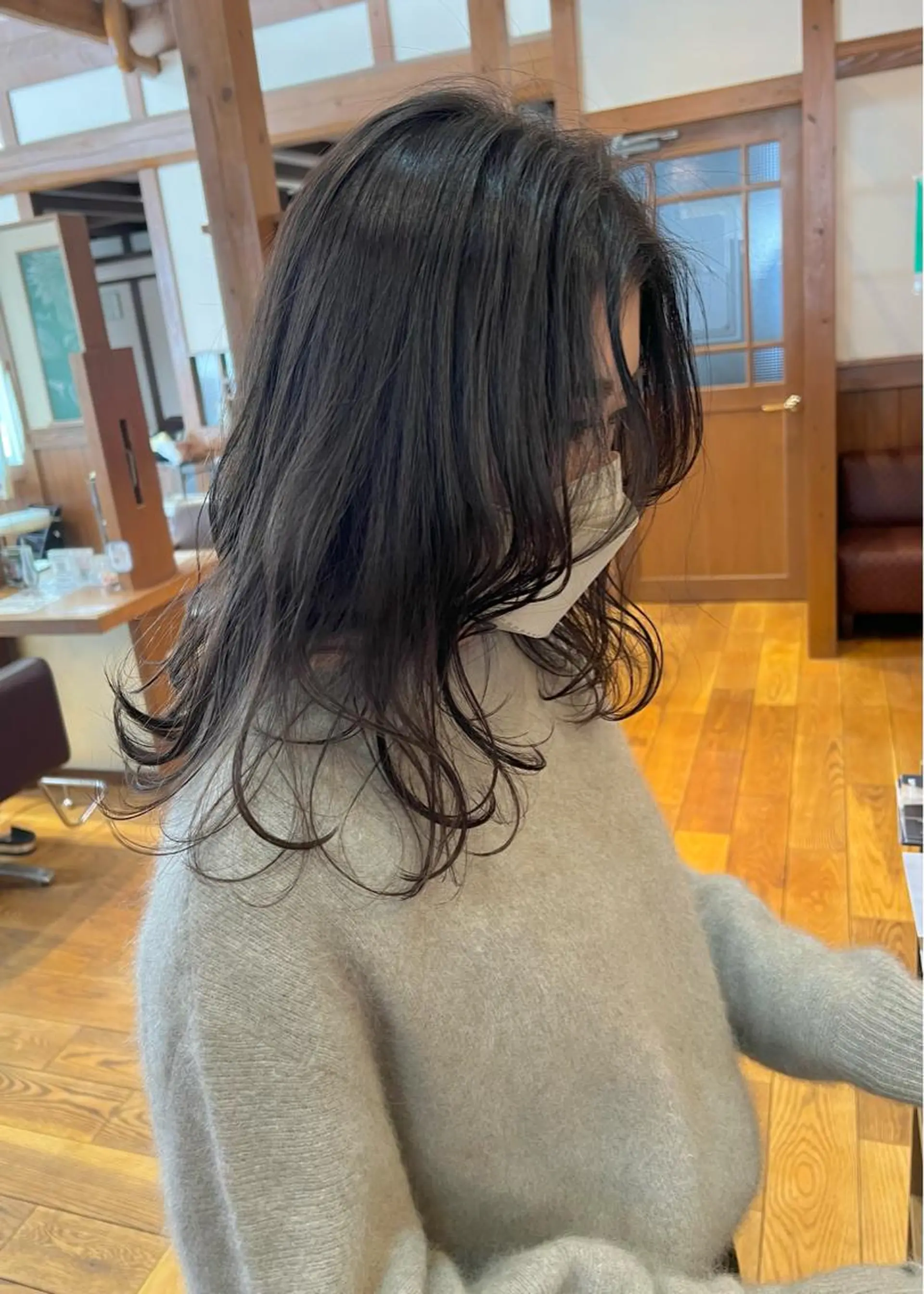 セミロング カラー パーマ Artist 藤﨑紘成のヘアスタイル