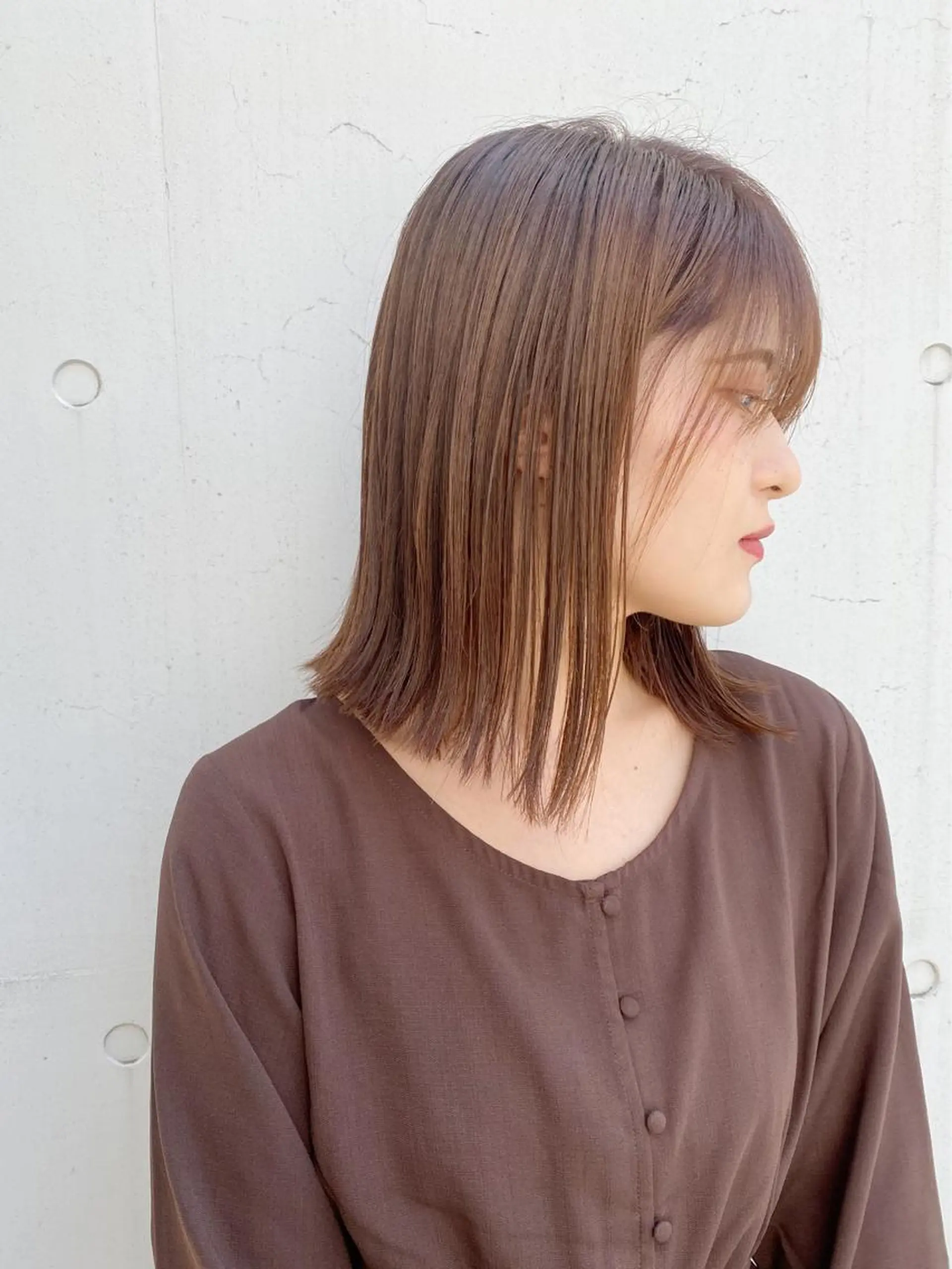 ミディアム カラー ヘアアレンジ アディクシーカラー バレイヤージュ ベージュカラー ブリーチ ケアブリーチ カット ヘアカラー トリートメント ヘアセット ✨ハイクオリティ✨ 山本香也のヘアスタイル