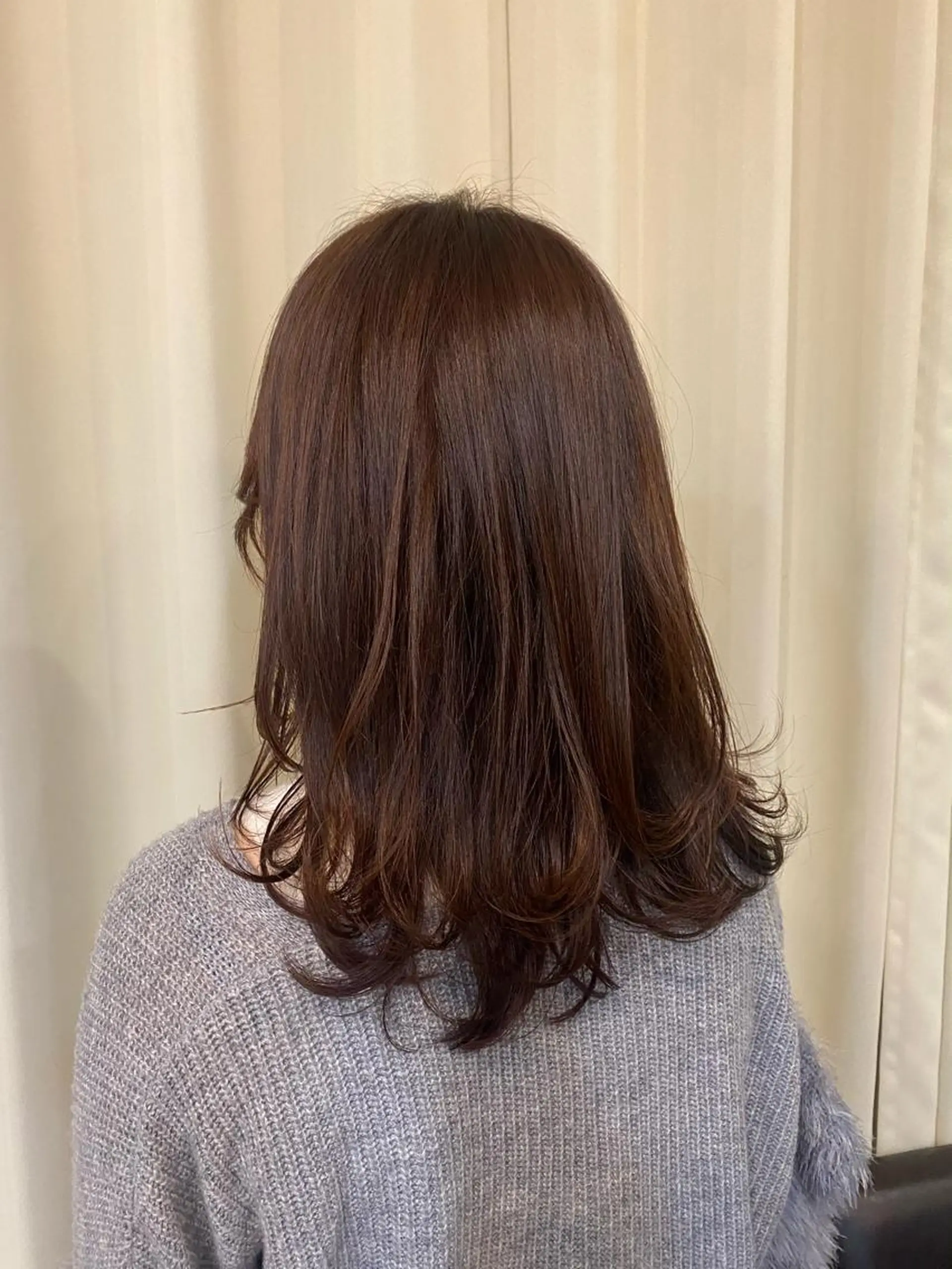 ミディアム 藤原 侑香のヘアスタイル