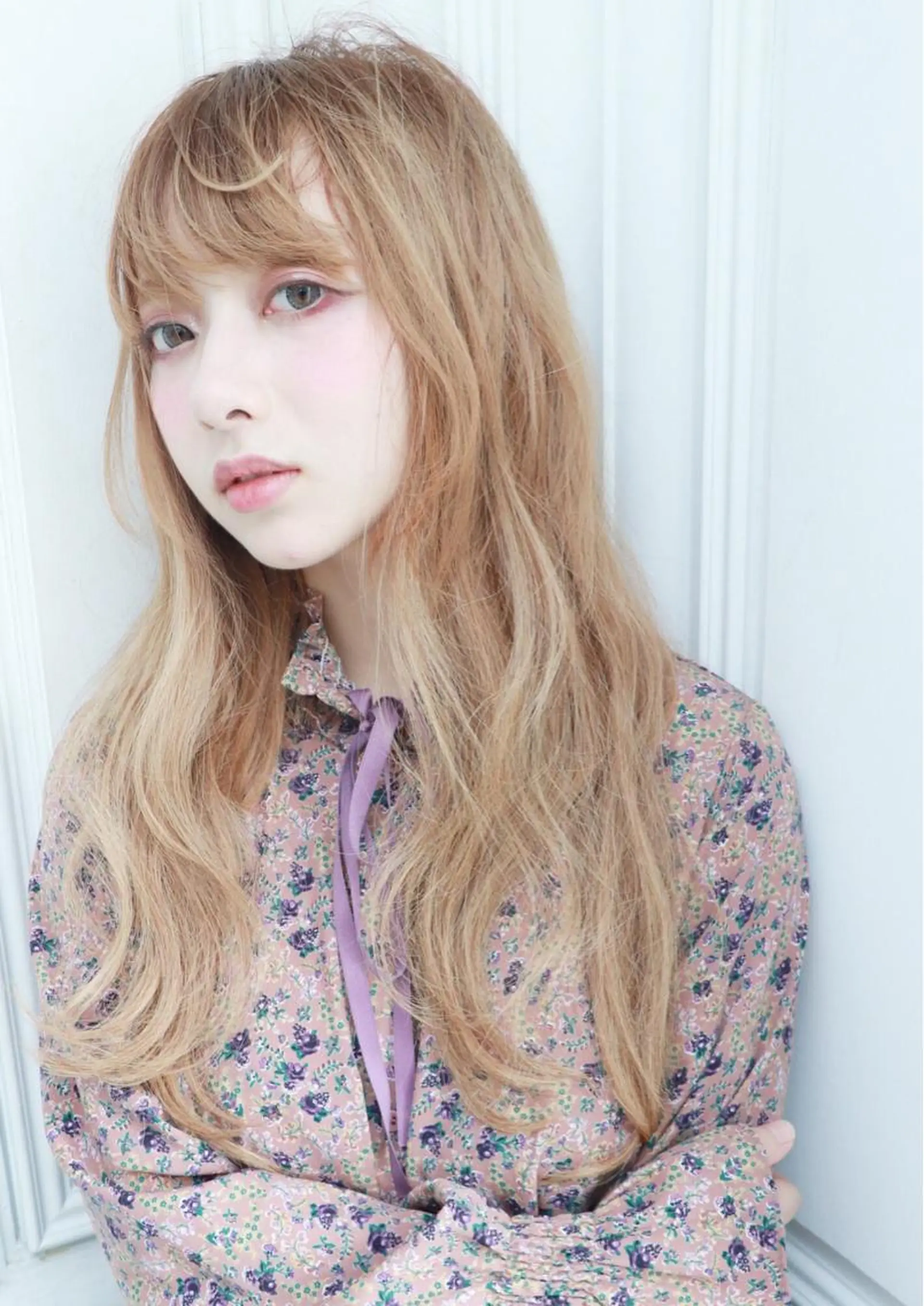 ロング カラー ヘアアレンジ エクステの神様 ▫️原島ユウヤ▫️のヘアスタイル