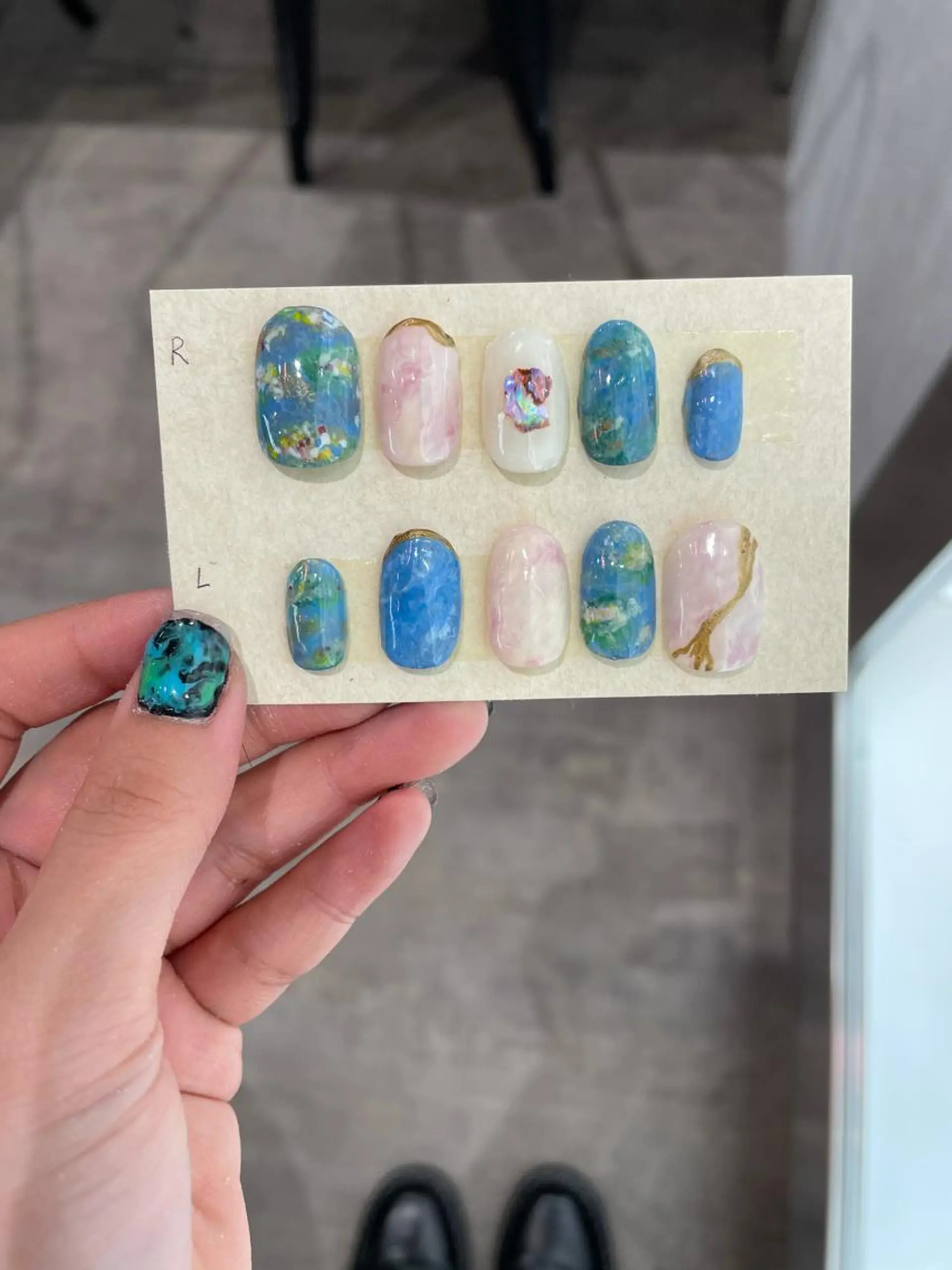 ネイル ネイルチップ ハンドネイル ナチュラル透明感🌱 小山美樹子のヘアスタイル