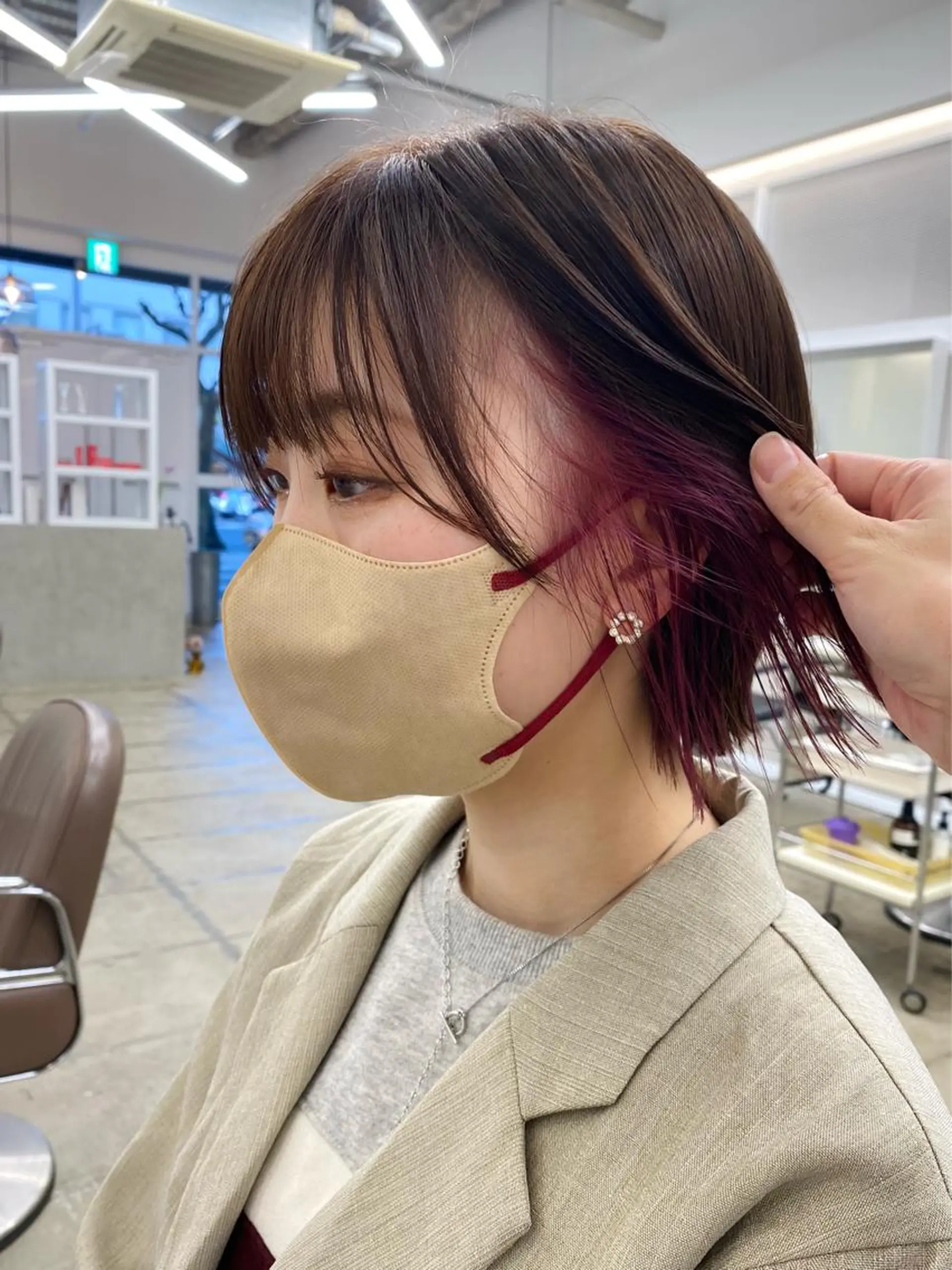 ショート サトウ リョウのヘアスタイル