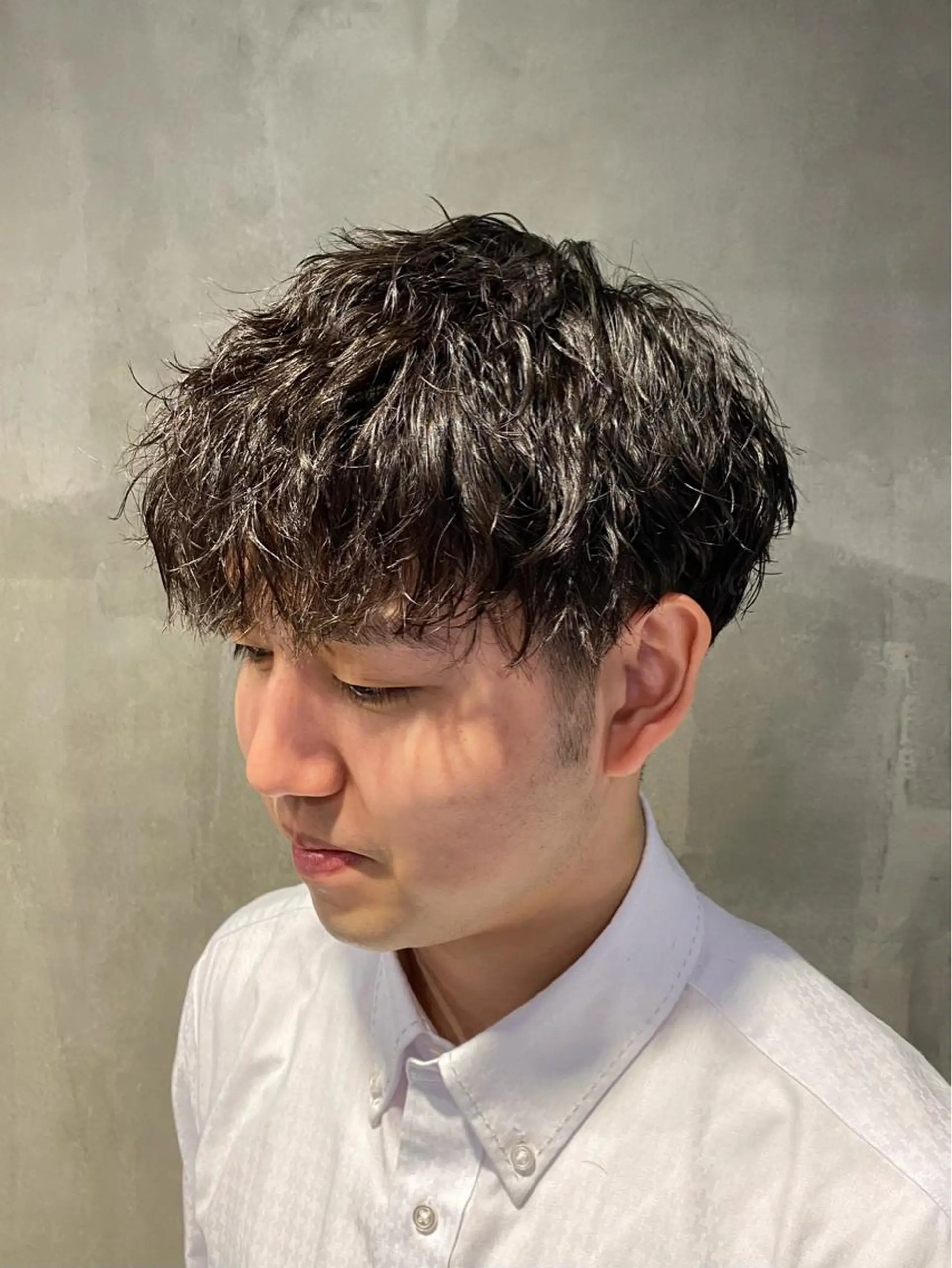 ショート パーマ メンズ Agu hair lore沼館店所属・八戸パーマ/メンズパ ーマ/シンゴ。のヘアスタイル