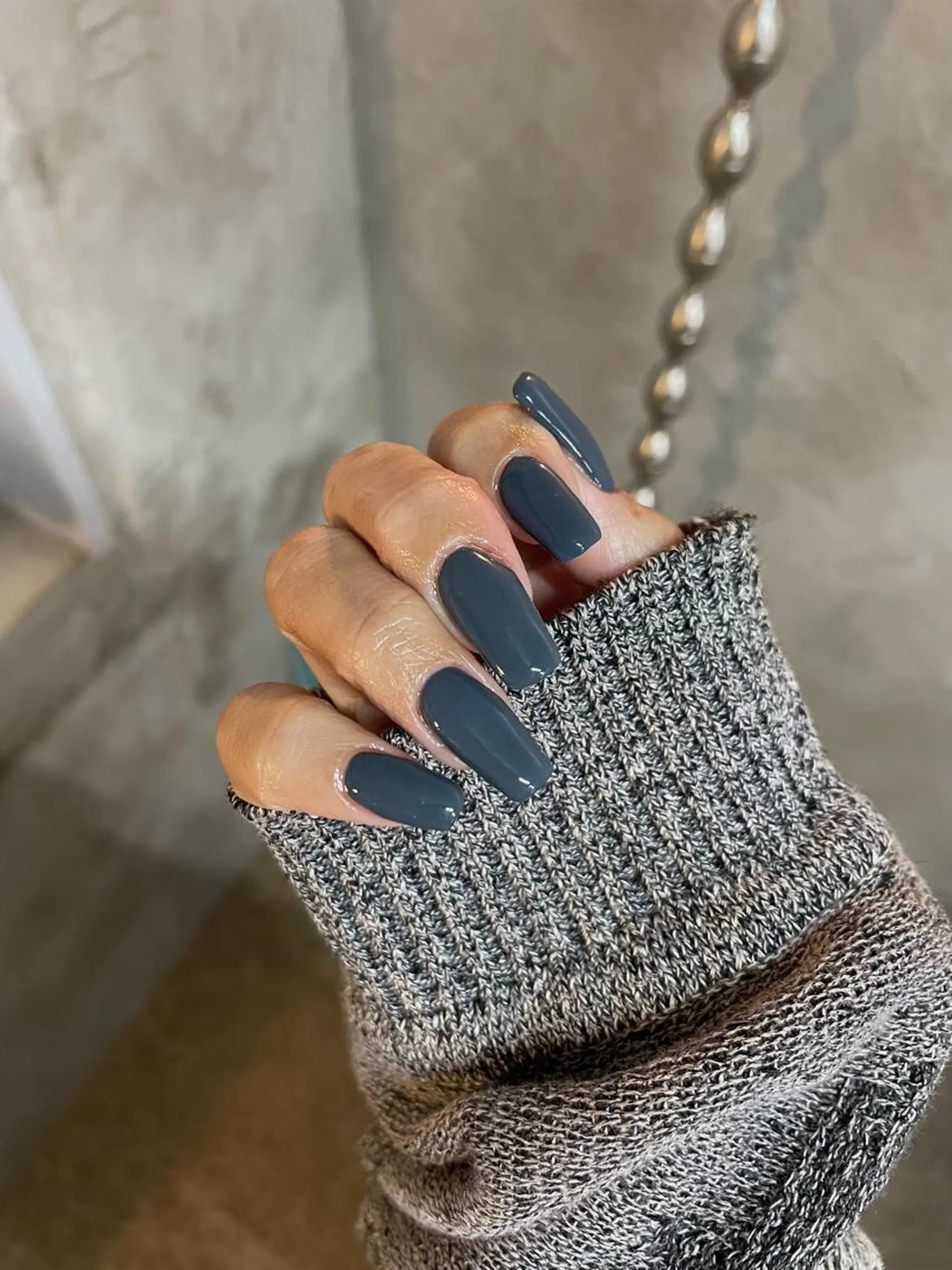 ネイル ブルー マットネイル twoo______ miyuのネイルデザイン